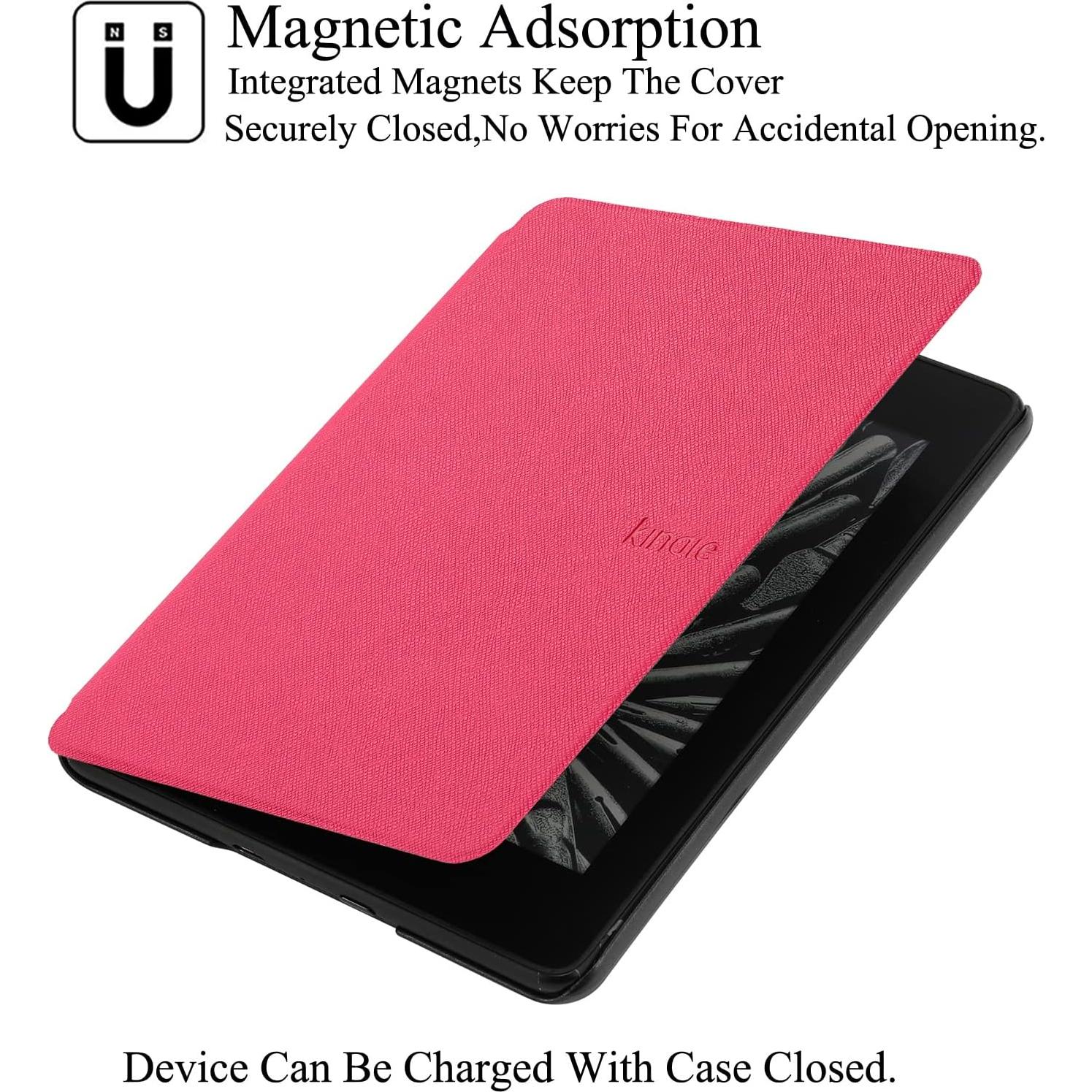 Funda REASUN para Kindle Paperwhite 11ª Gen 2021, Rosa