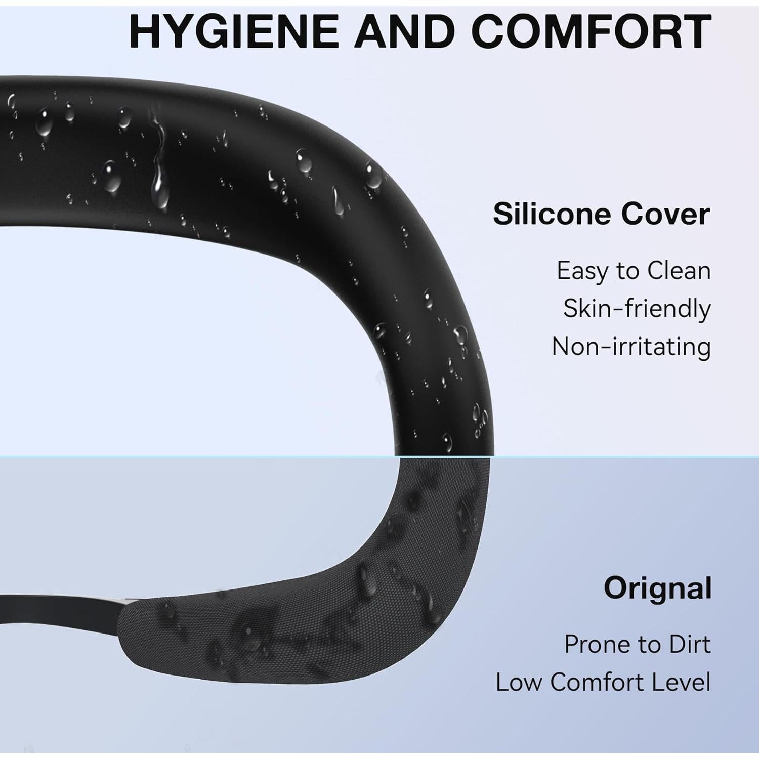 Cubierta Facial de Silicona APEXINNO para Meta Quest 3 - Comodidad y Resistencia al Sudor