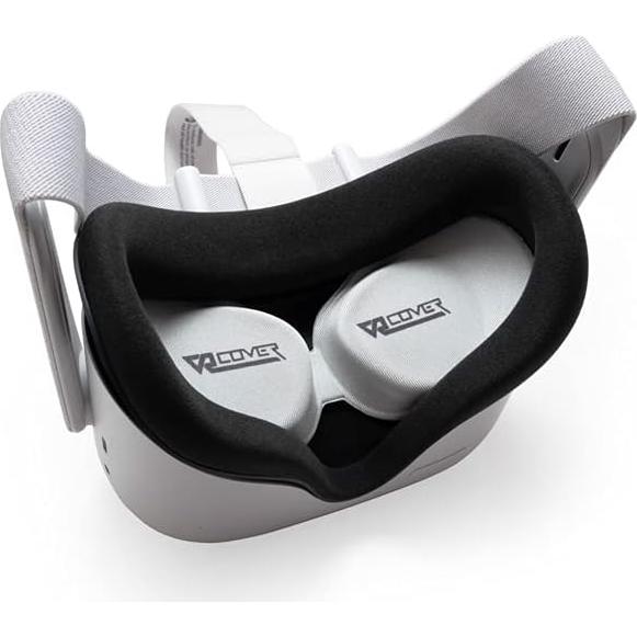 VR Cover Lens Cover for Meta Quest 3, Quest 2, Pico Neo3 Link, Pico Neo3 Pro, and Pico Pro Eye (Light Grey)