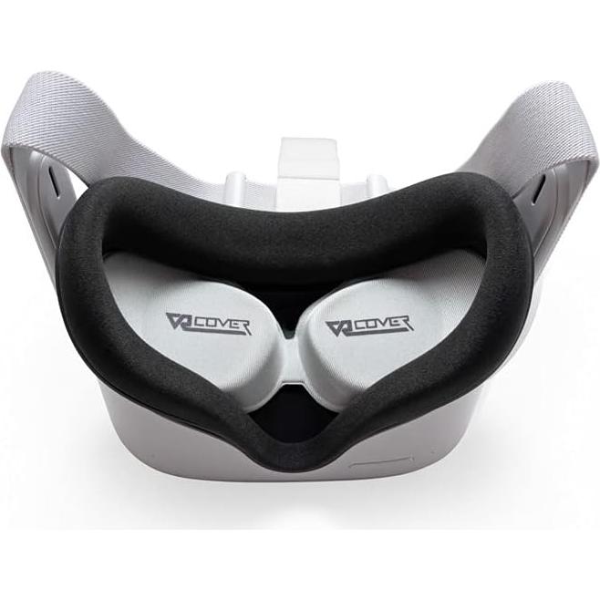 VR Cover Lens Cover for Meta Quest 3, Quest 2, Pico Neo3 Link, Pico Neo3 Pro, and Pico Pro Eye (Light Grey)