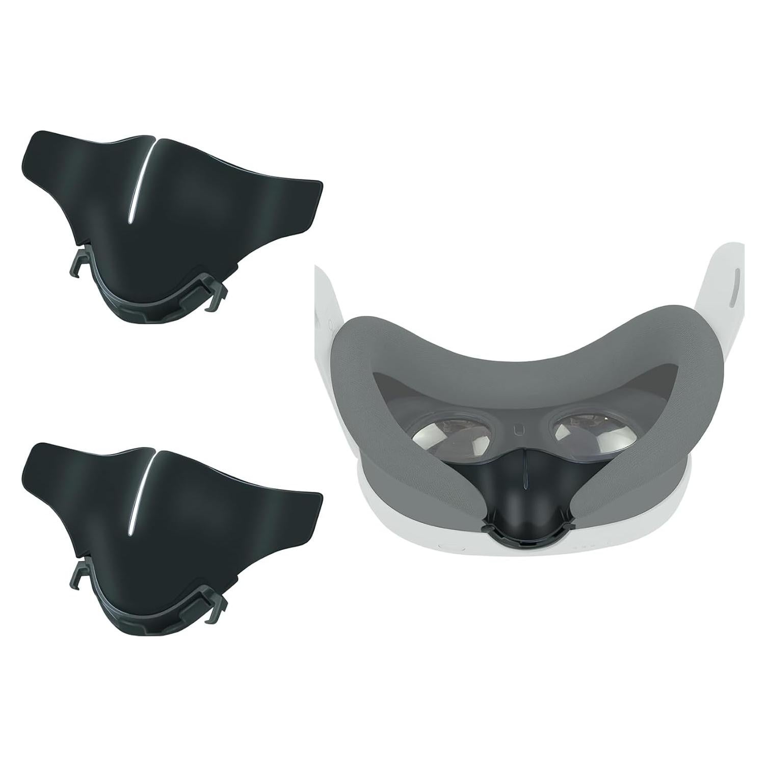 Almohadilla Suave para Nariz VR Quest 3 - 2 PCS Silicona