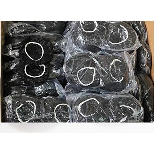 Paquete de 100 fundas elásticas negras para auriculares 11 cm