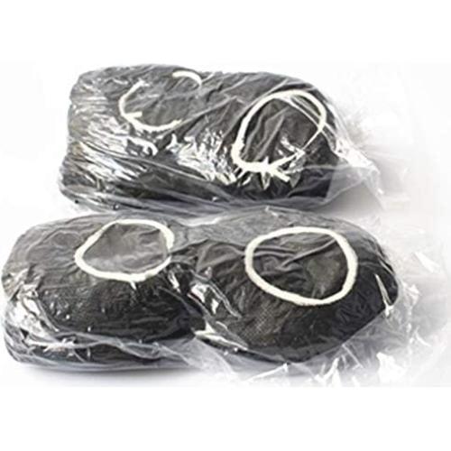 Paquete de 100 fundas elásticas negras para auriculares 11 cm