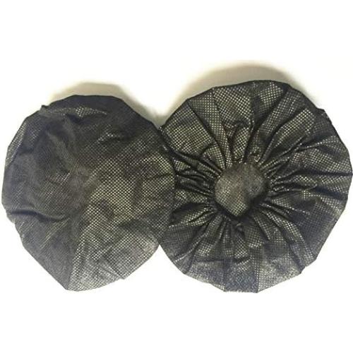 Paquete de 100 fundas elásticas negras para auriculares 11 cm