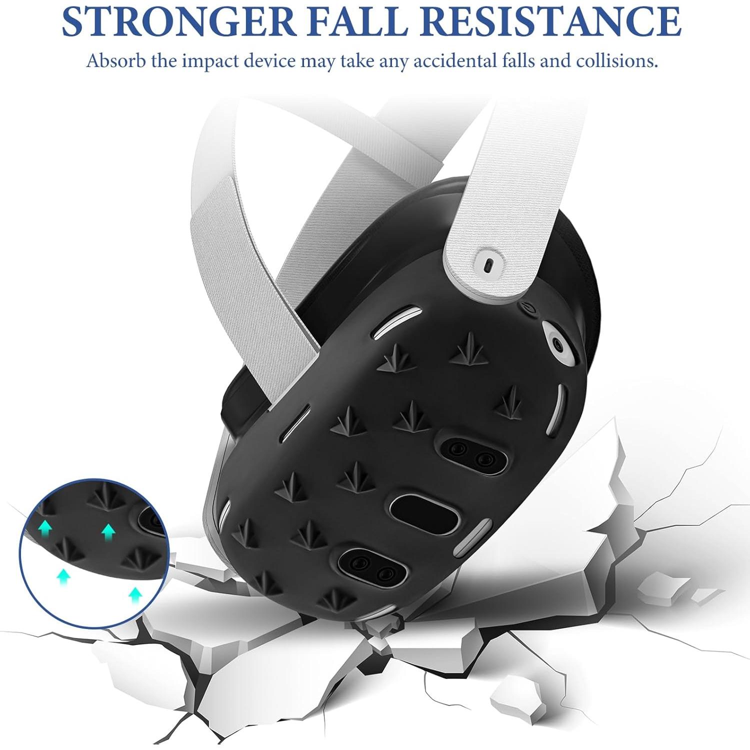 Funda Protectora de Silicona Geekria para Auriculares VR Meta Quest 3