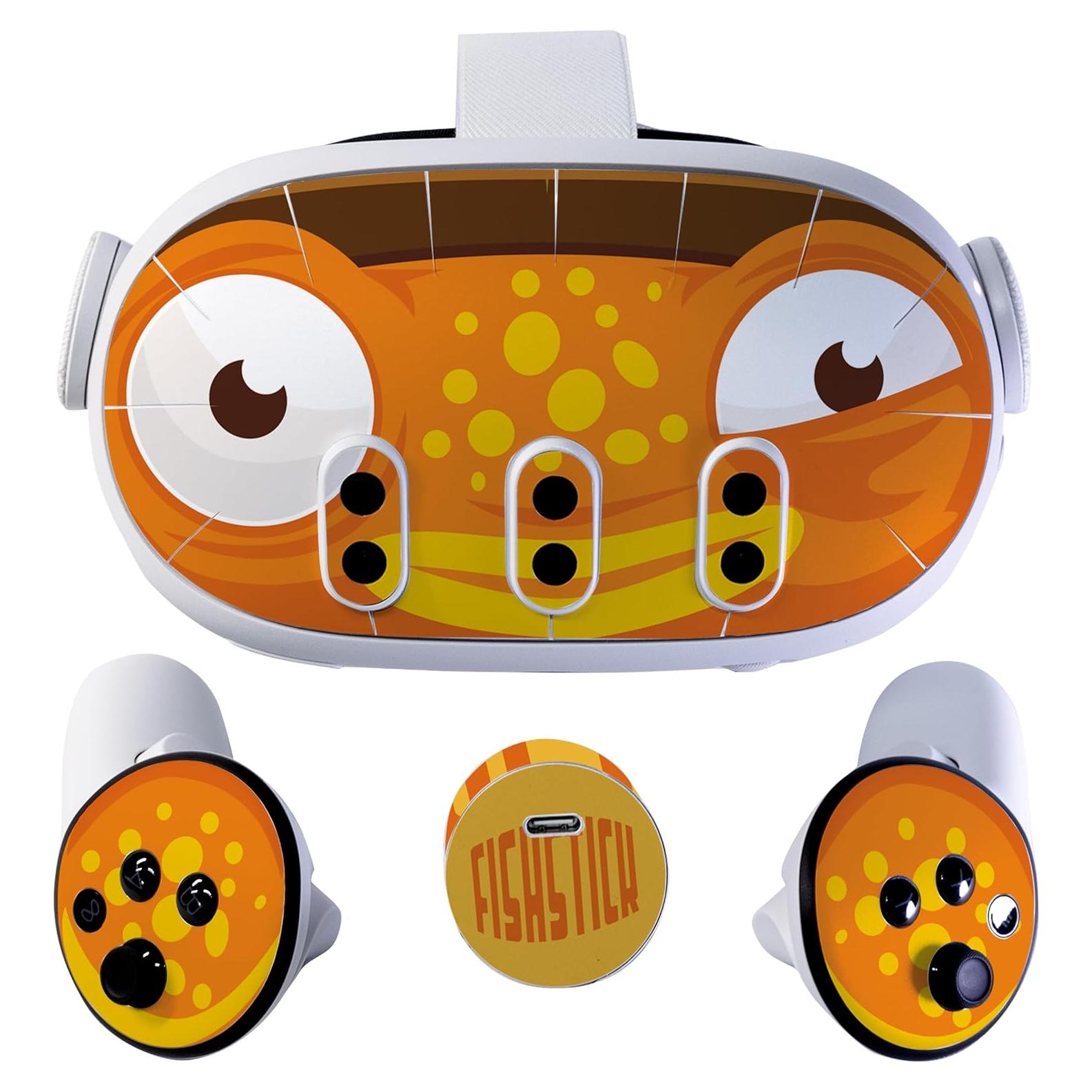 Calcomanías de Vinilo Loucid Skinz para Meta Quest 3 - Pez Naranja
