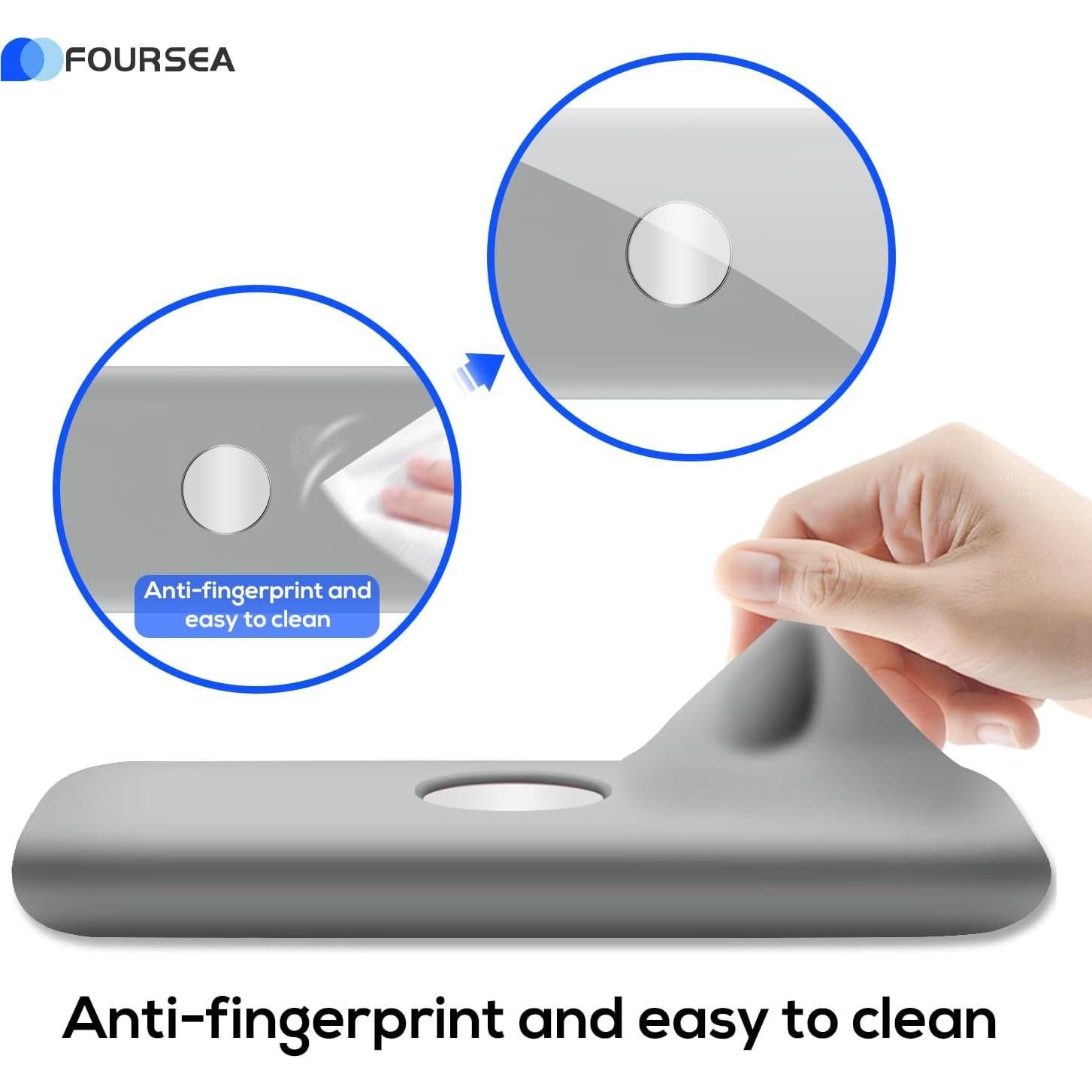 Funda de Silicona para Batería Vision Pro - Gris - Foursea