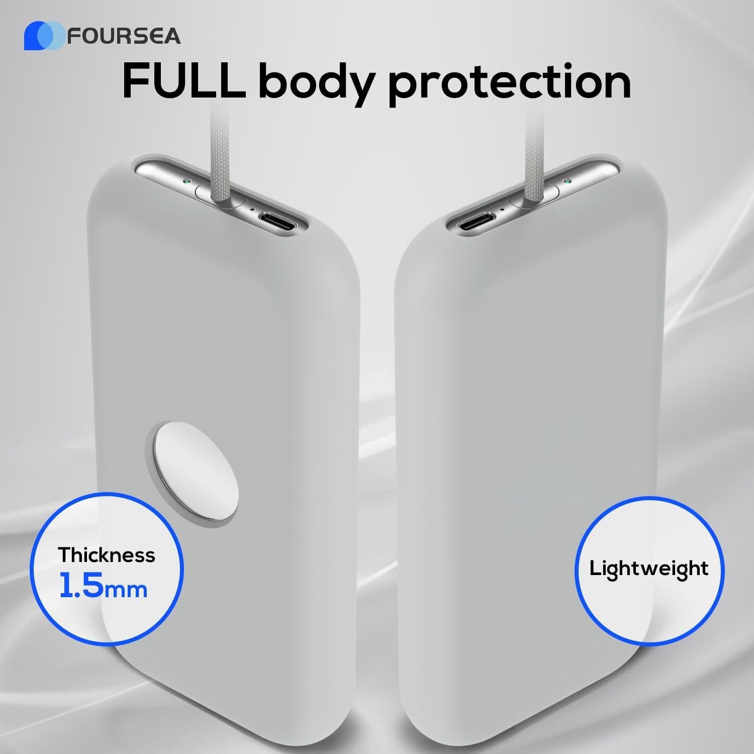 Funda de Silicona para Batería Vision Pro - Gris - Foursea