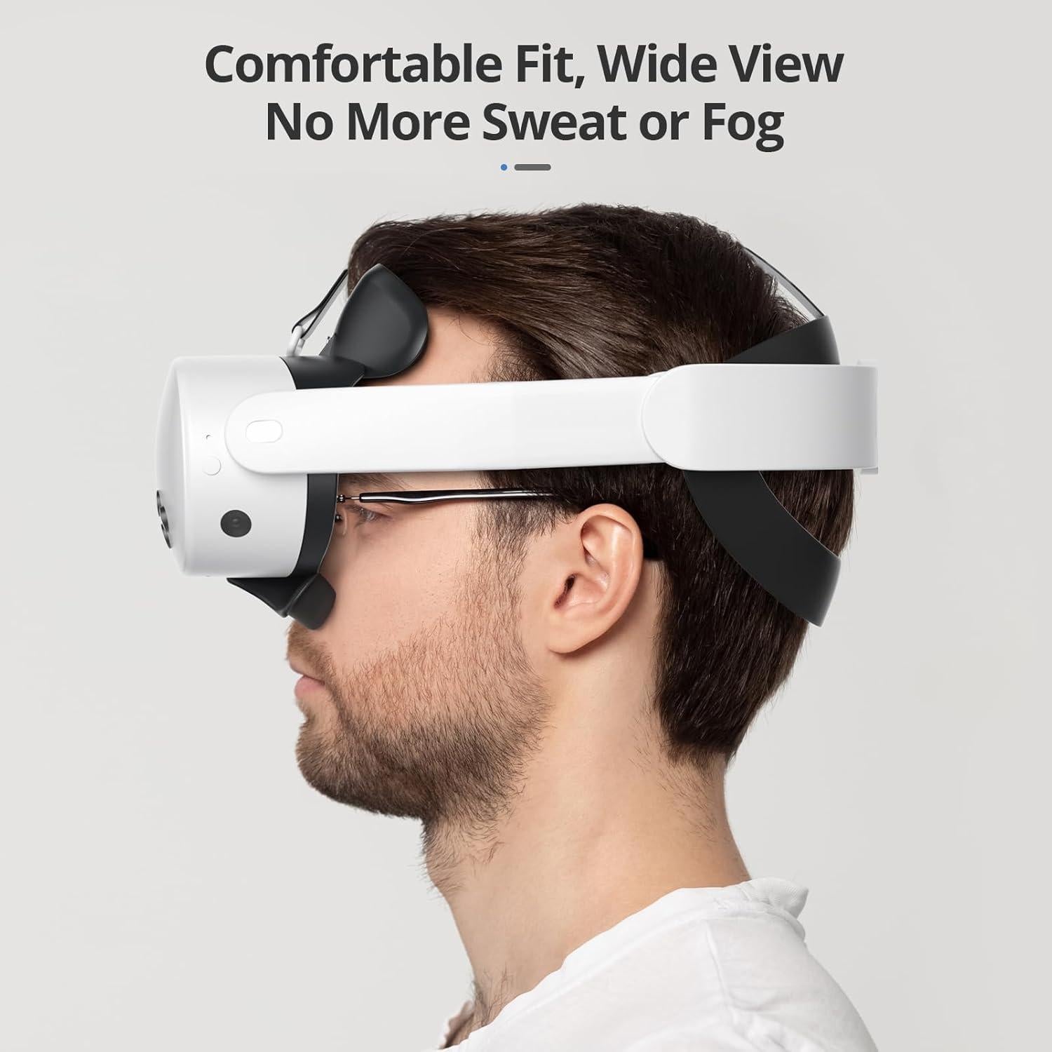 Interfaz Facial Abierta VR FO SHAN para Meta Quest 3S - Comodidad y Ventilación