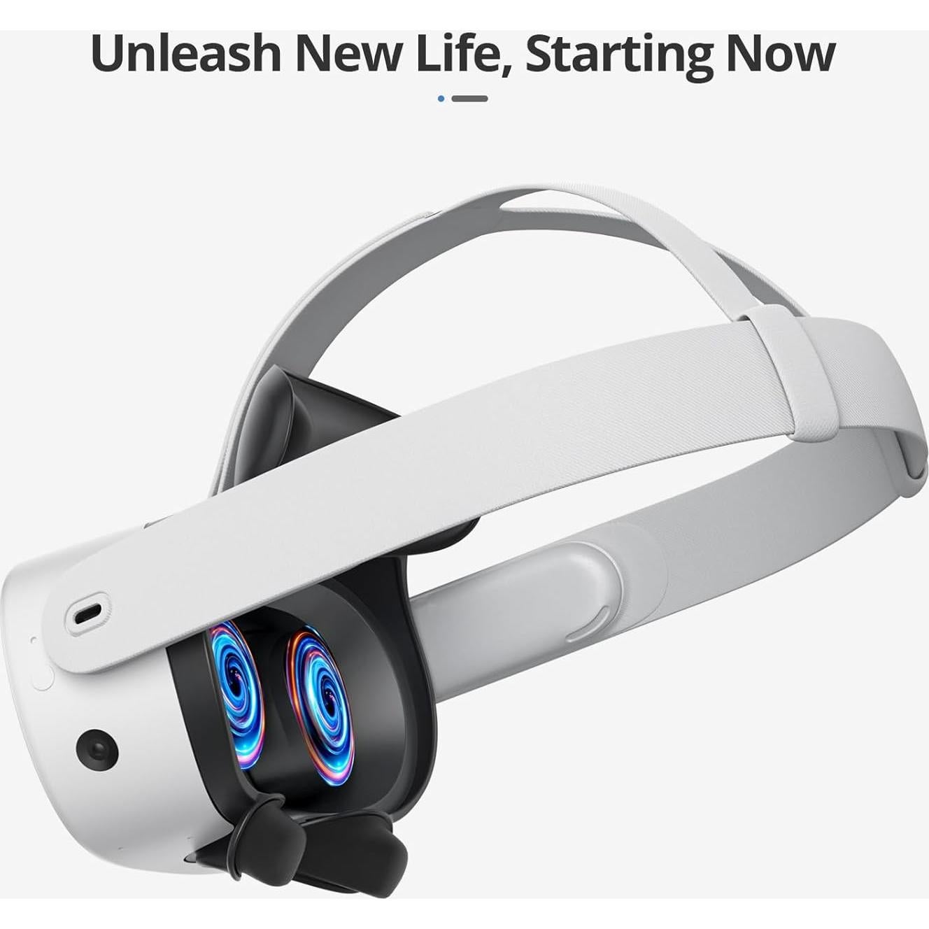 Interfaz Facial Abierta VR FO SHAN para Meta Quest 3S - Comodidad y Ventilación