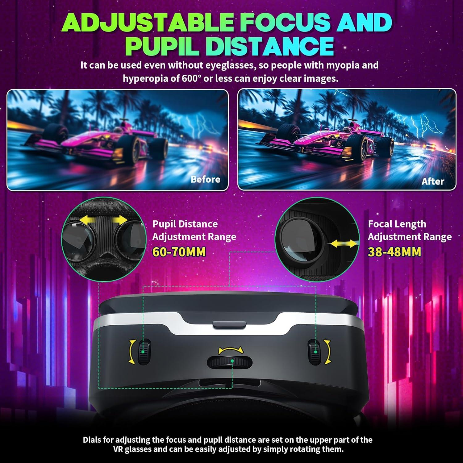 Auriculares VR CoCerKet G15 para Smartphones 4.7-7" Bluetooth