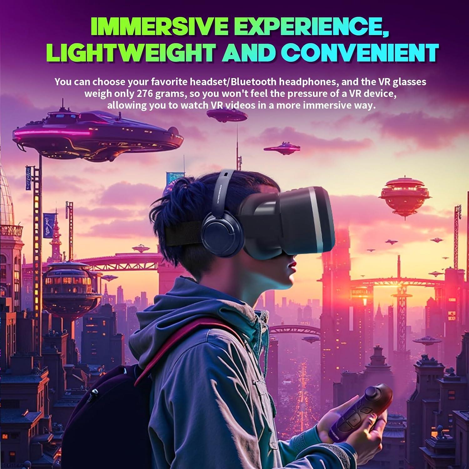 Auriculares VR CoCerKet G15 para Smartphones 4.7-7" Bluetooth