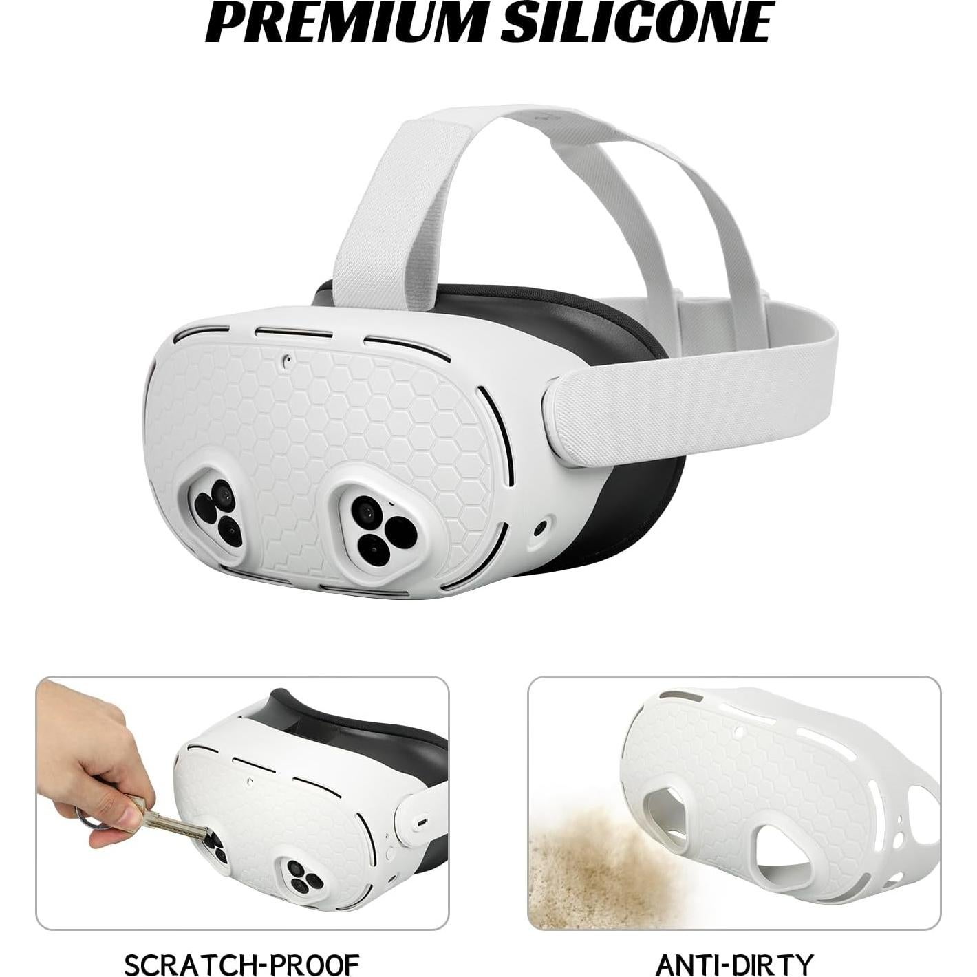 Cubierta de Silicona YipuVR para Quest 3S - Protección Antirayaduras