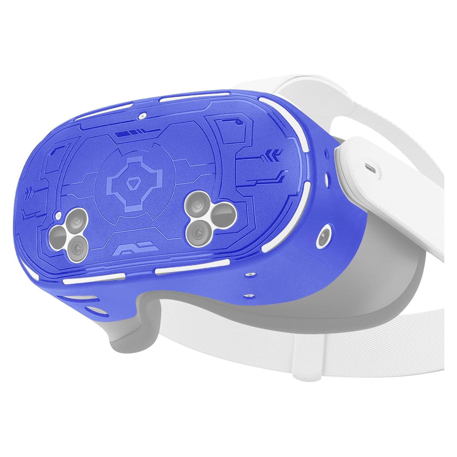 Funda Protectora Geekria para Auriculares VR Meta Q3S Azul
