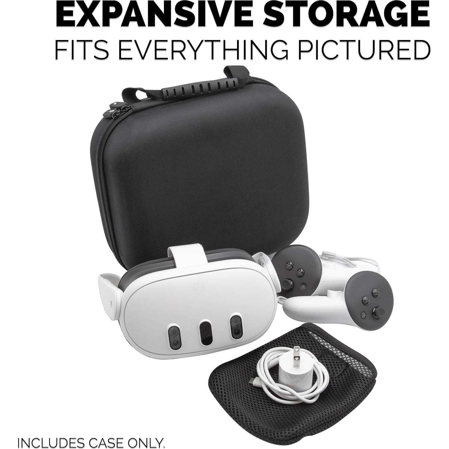 Estuche Duro CASEMATIX para Auriculares VR Meta Quest 3S/3