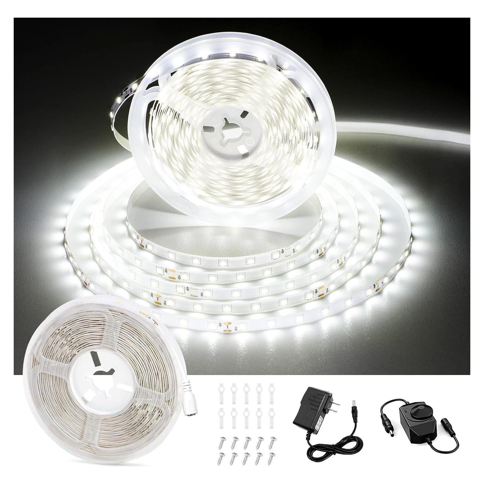 Tira de Luz LED Blanca 10m CT CAPETRONIX 6000K Regulable