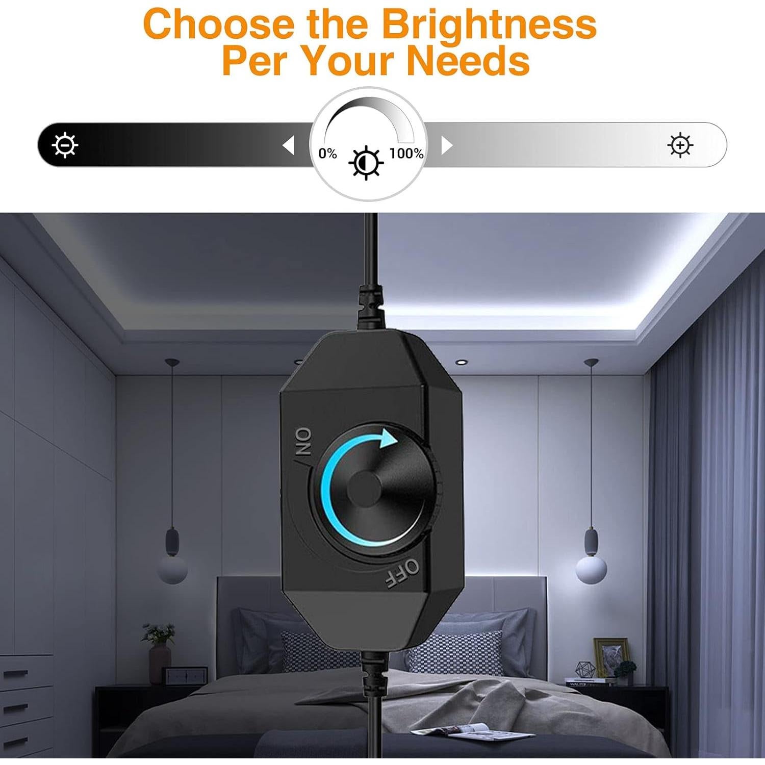 Tira de Luz LED Blanca 10m CT CAPETRONIX 6000K Regulable