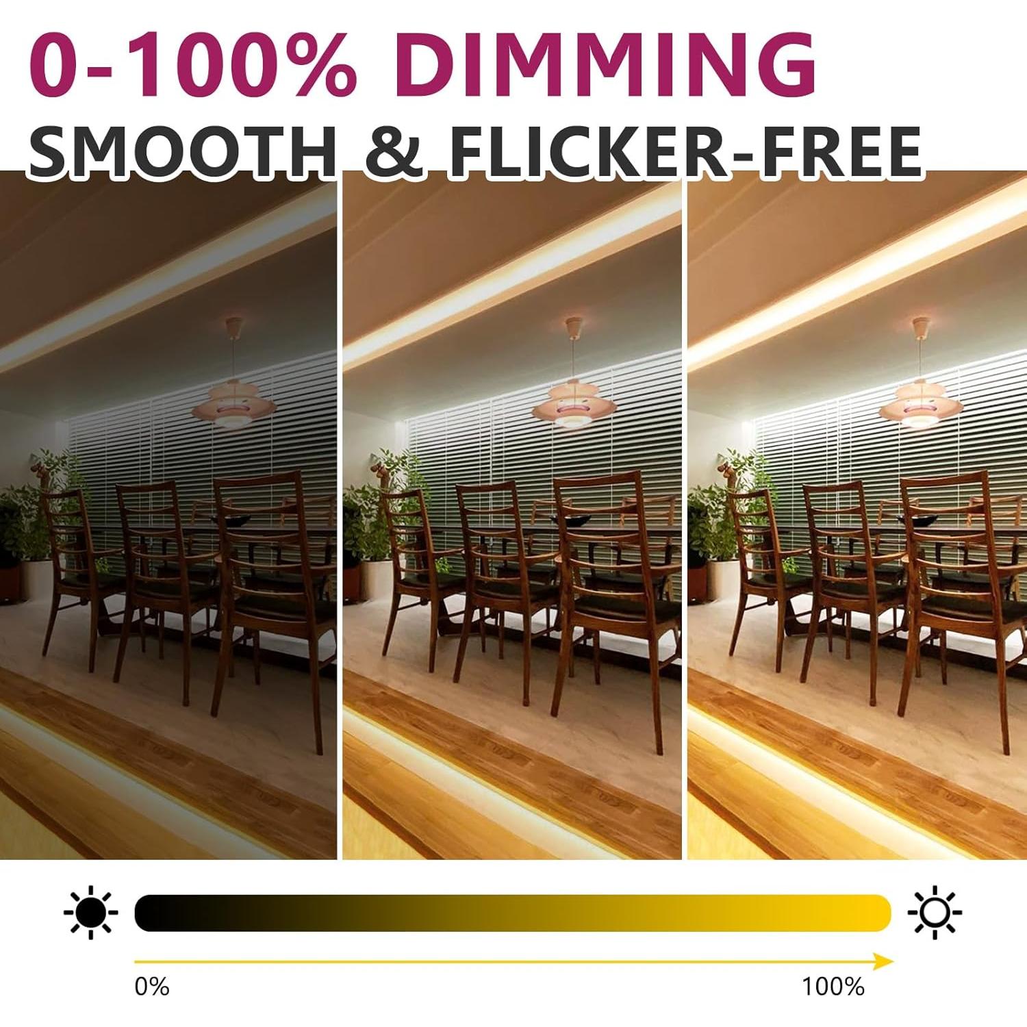 Cinta de Luz LED COB Dimmable EMITEVER 5m 3000K 24V