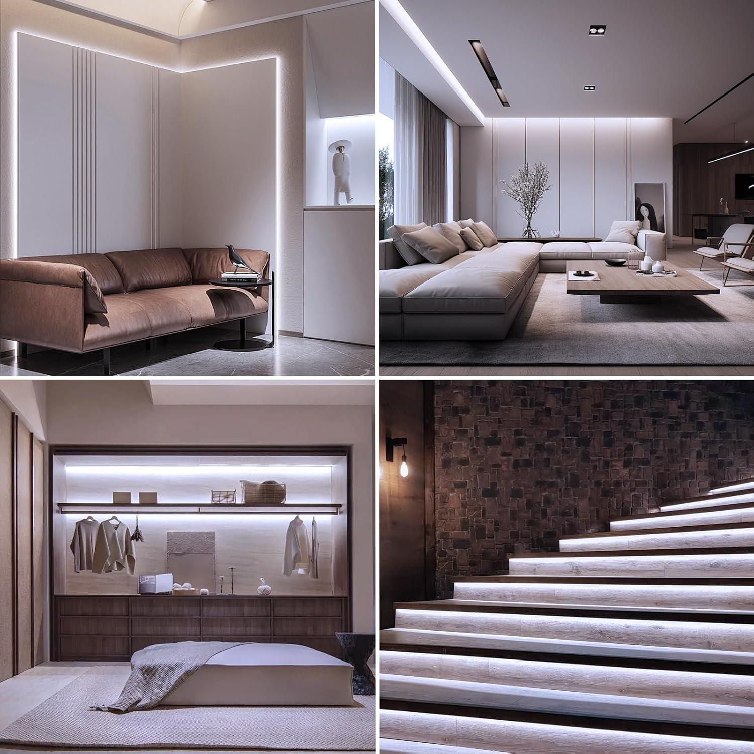 Tiras de Luces LED Echosari 2 PCS 3m con Control Remoto