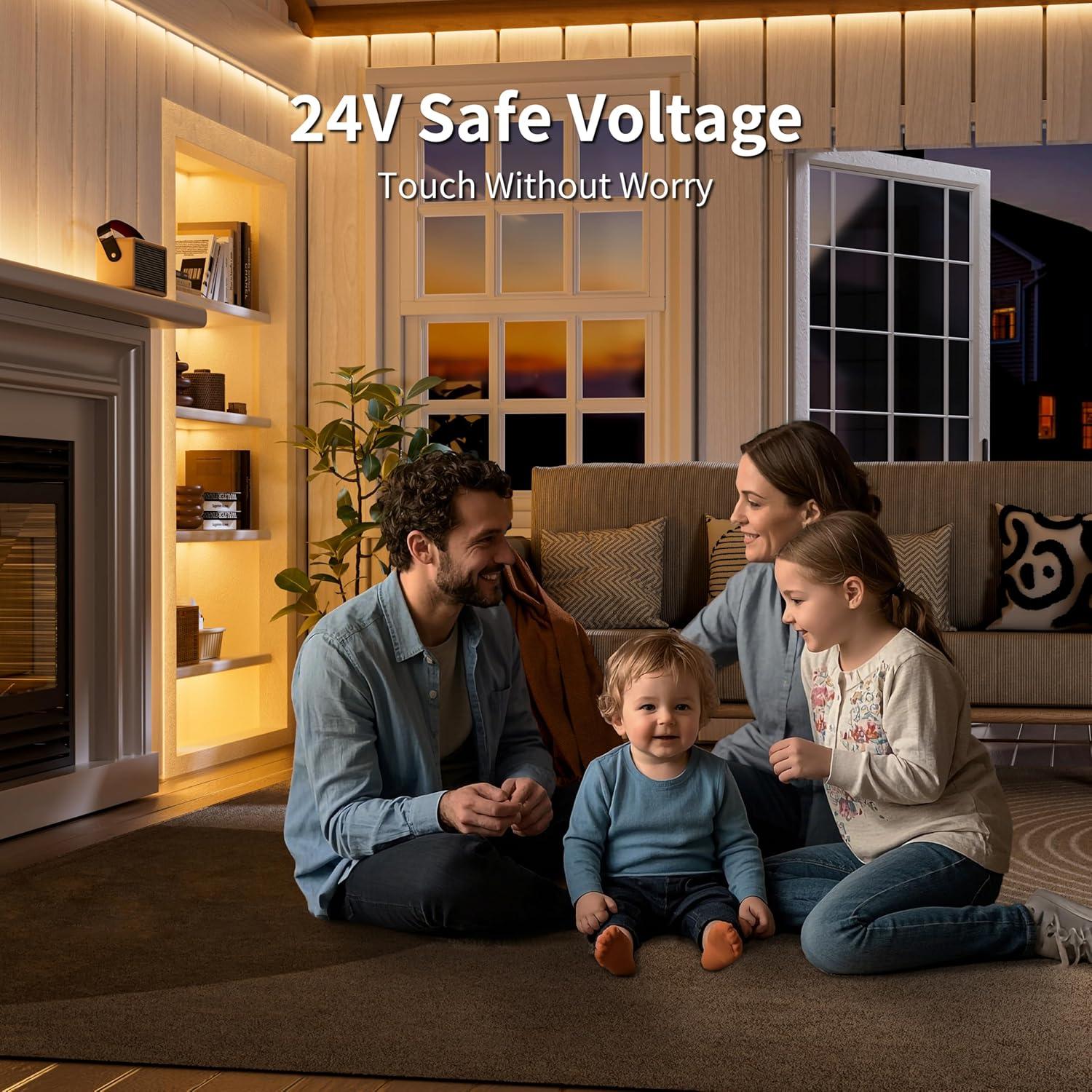 Cinta LED COB PAUTIX 6.1m 3000K Blanco Cálido 3087 LEDs