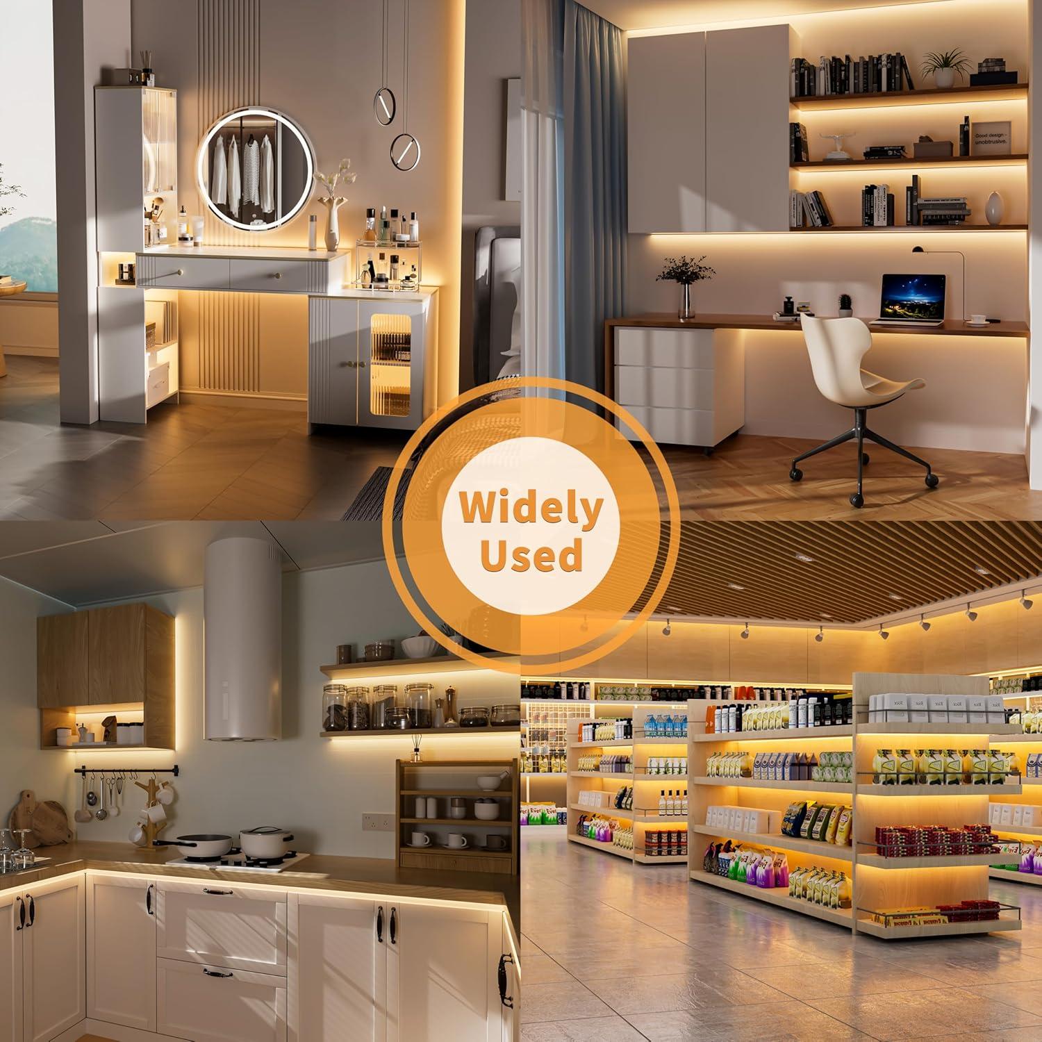 Cinta LED COB PAUTIX 6.1m 3000K Blanco Cálido 3087 LEDs