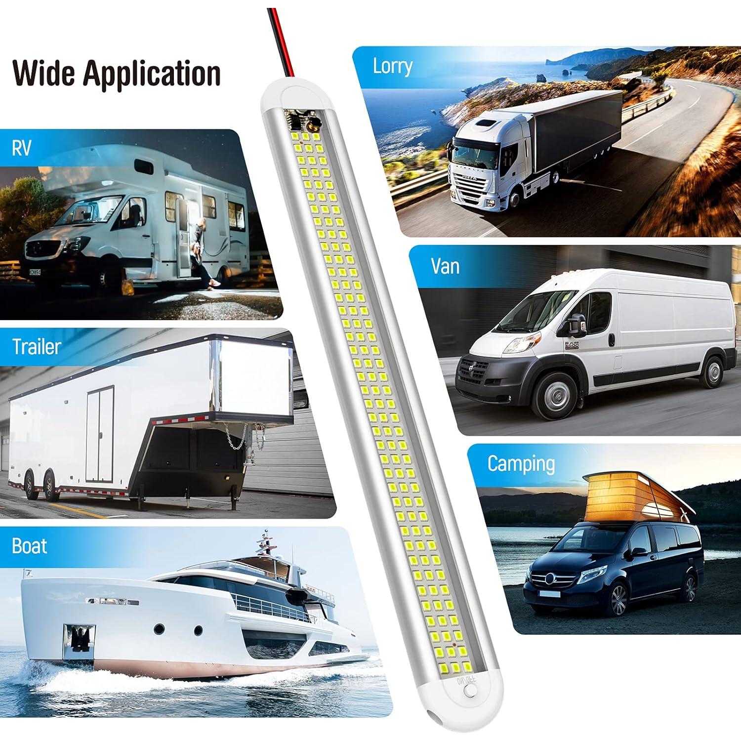 Barra de Luz LED Interior 12V CT CAPETRONIX 120 LEDs 1500LM