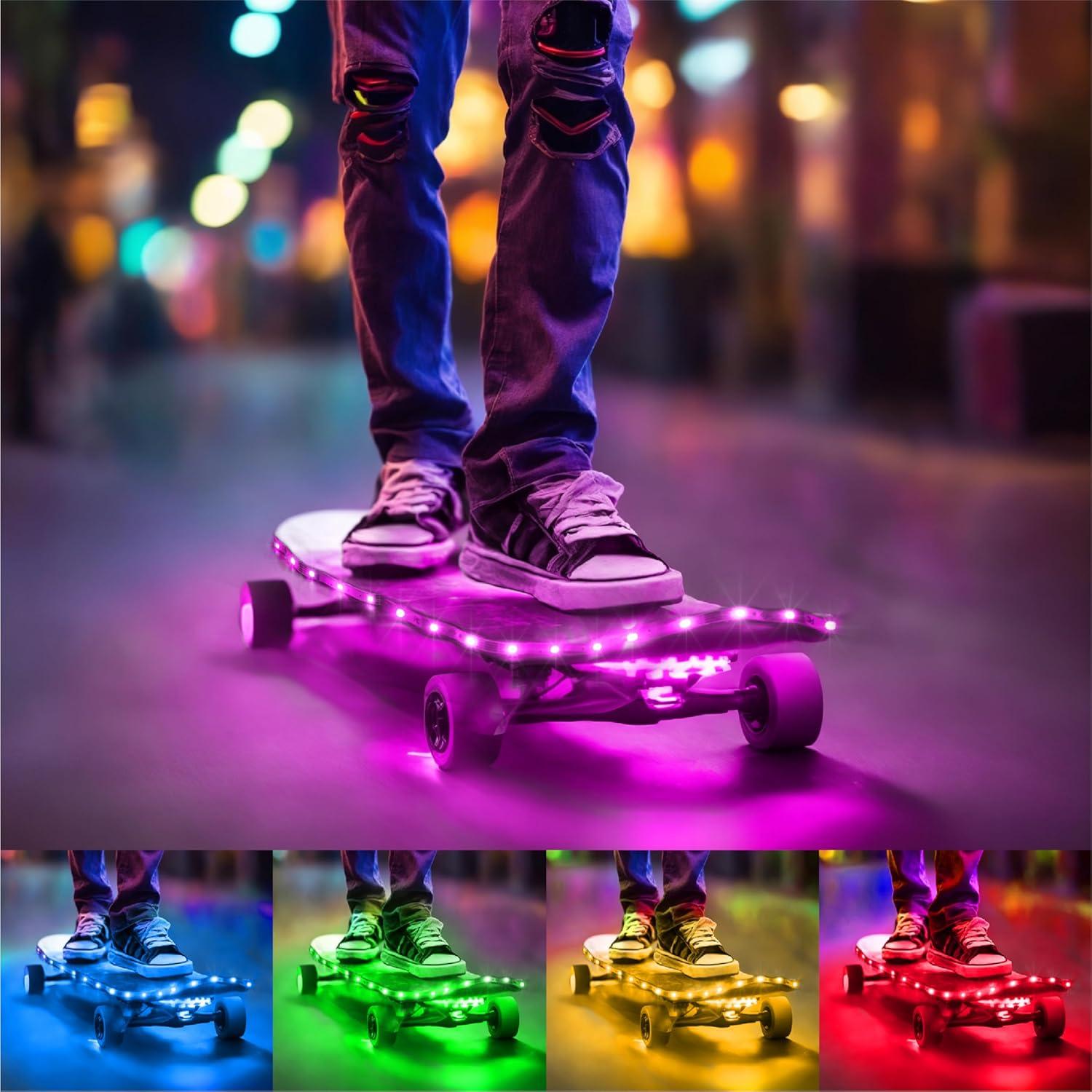 Luces de tira LED a pilas BestLuz 2m RGB con control remoto