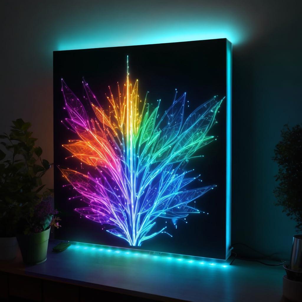 Luces de tira LED a pilas BestLuz 2m RGB con control remoto