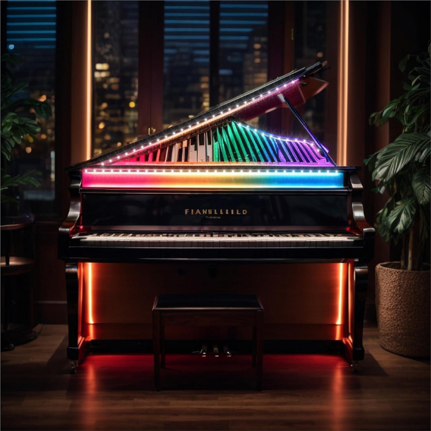 Luces de tira LED a pilas BestLuz 2m RGB con control remoto