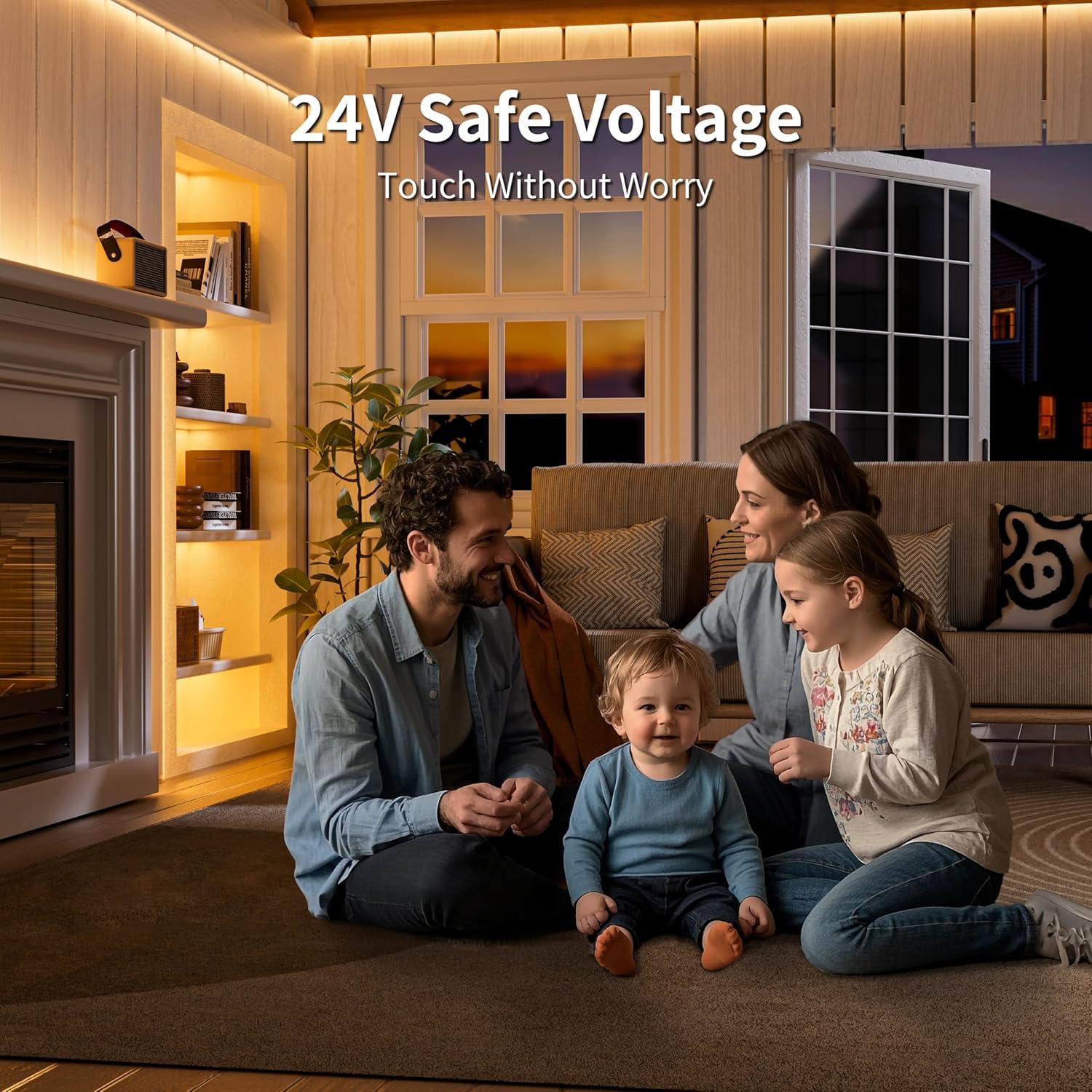 Cinta LED COB PAUTIX 6.1m 3087 LEDs Blanco Cálido 2700K