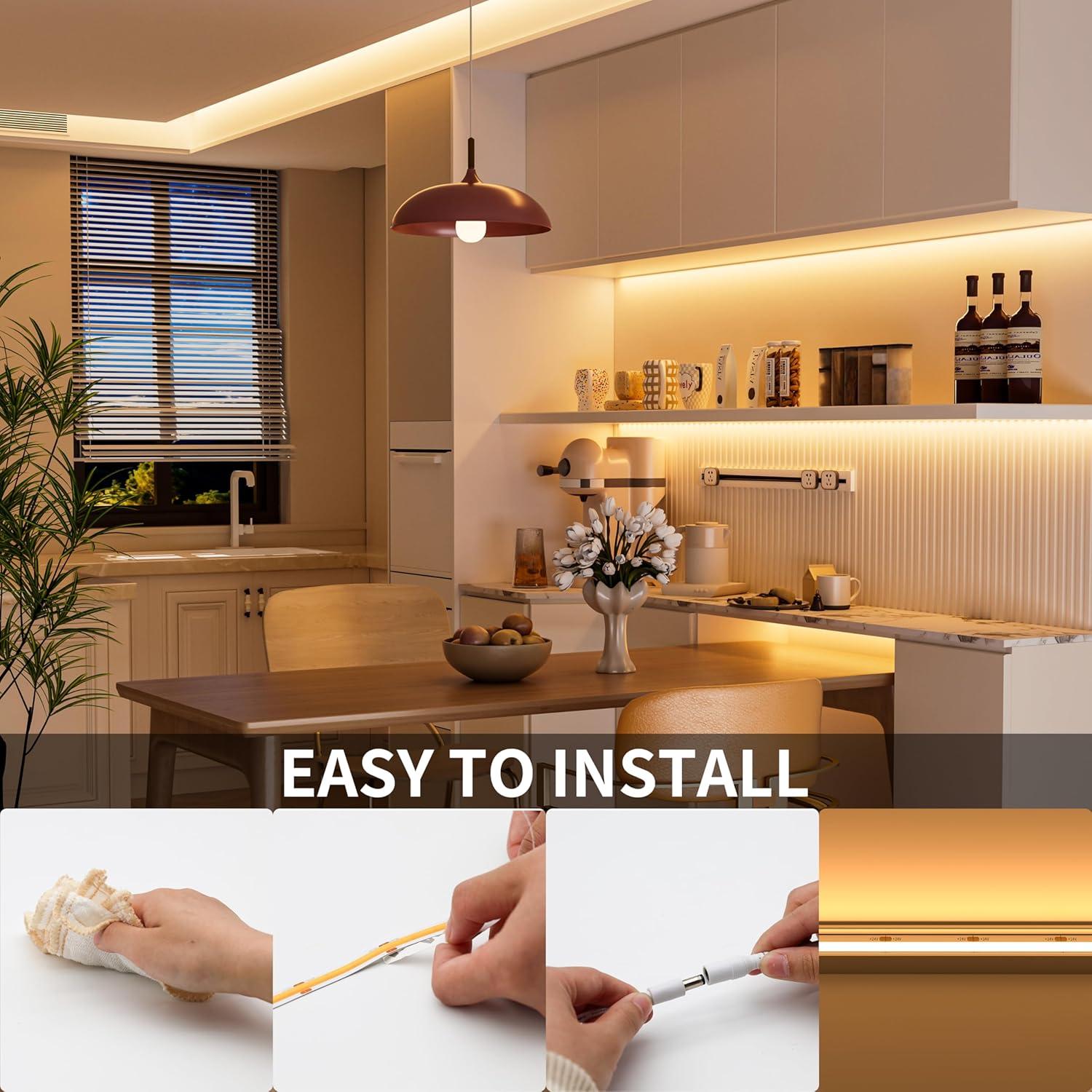 Cinta LED COB PAUTIX 6.1m 3087 LEDs Blanco Cálido 2700K