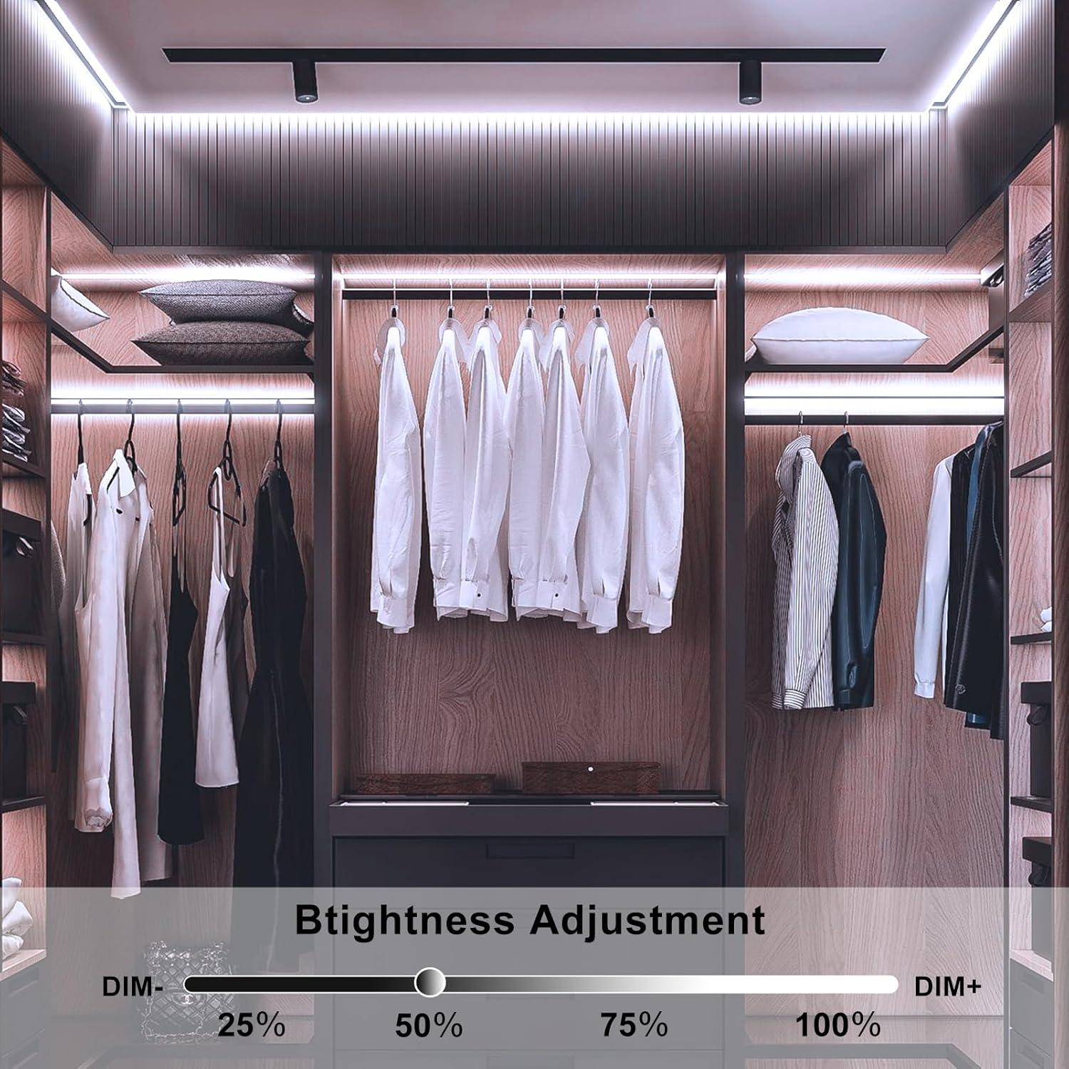 Luces de tira LED Echosari 2.99m a batería impermeables