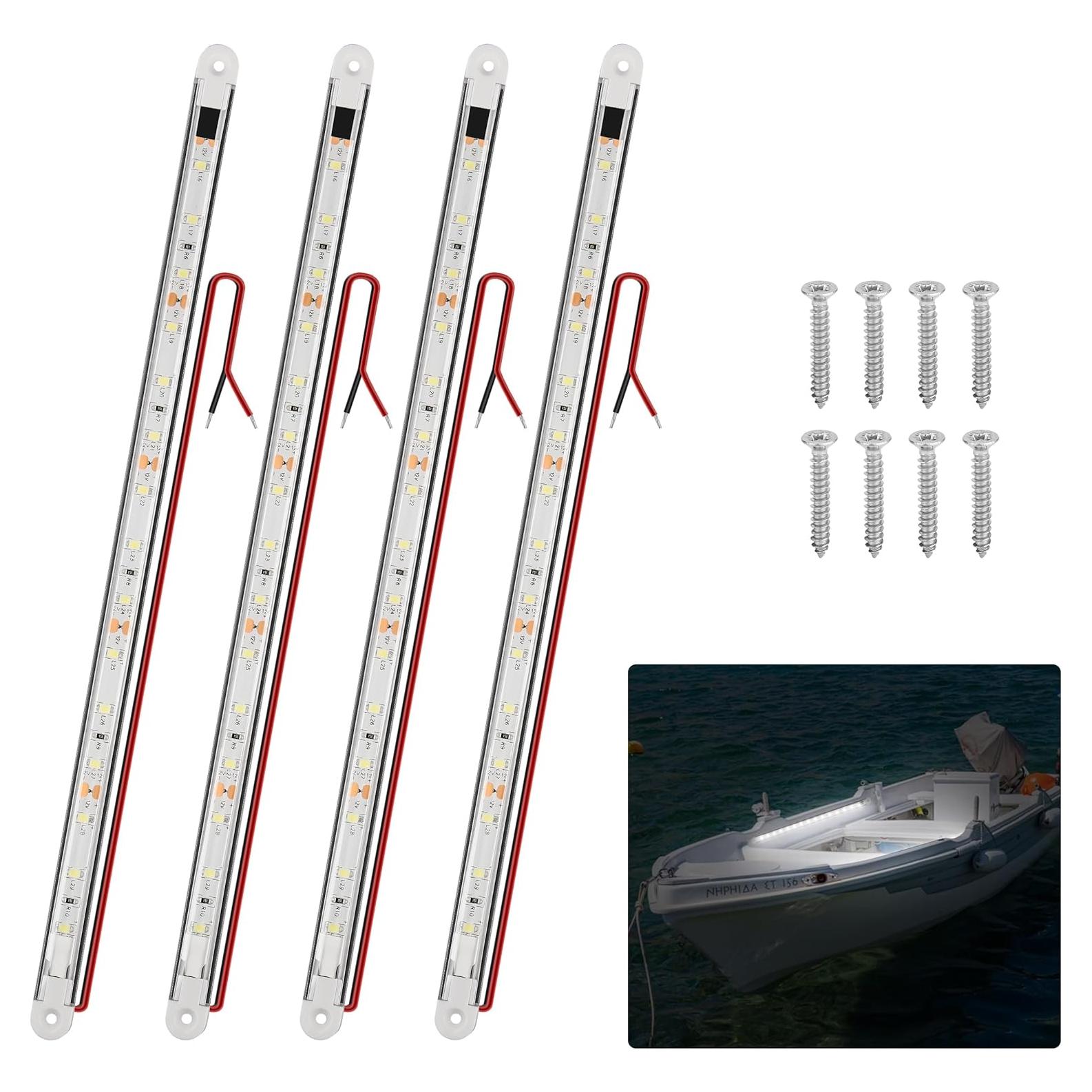 Luces LED marinas RVZONE Boatlight01 4 piezas 12V IP67