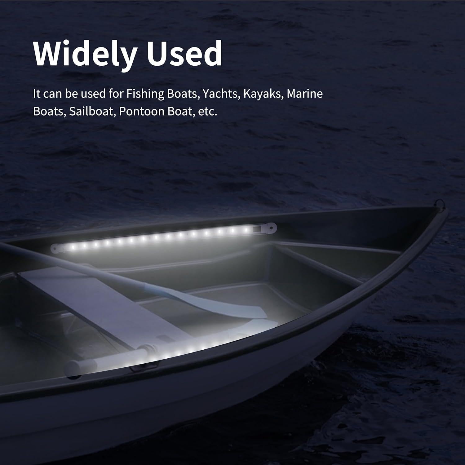 Luces LED marinas RVZONE Boatlight01 4 piezas 12V IP67