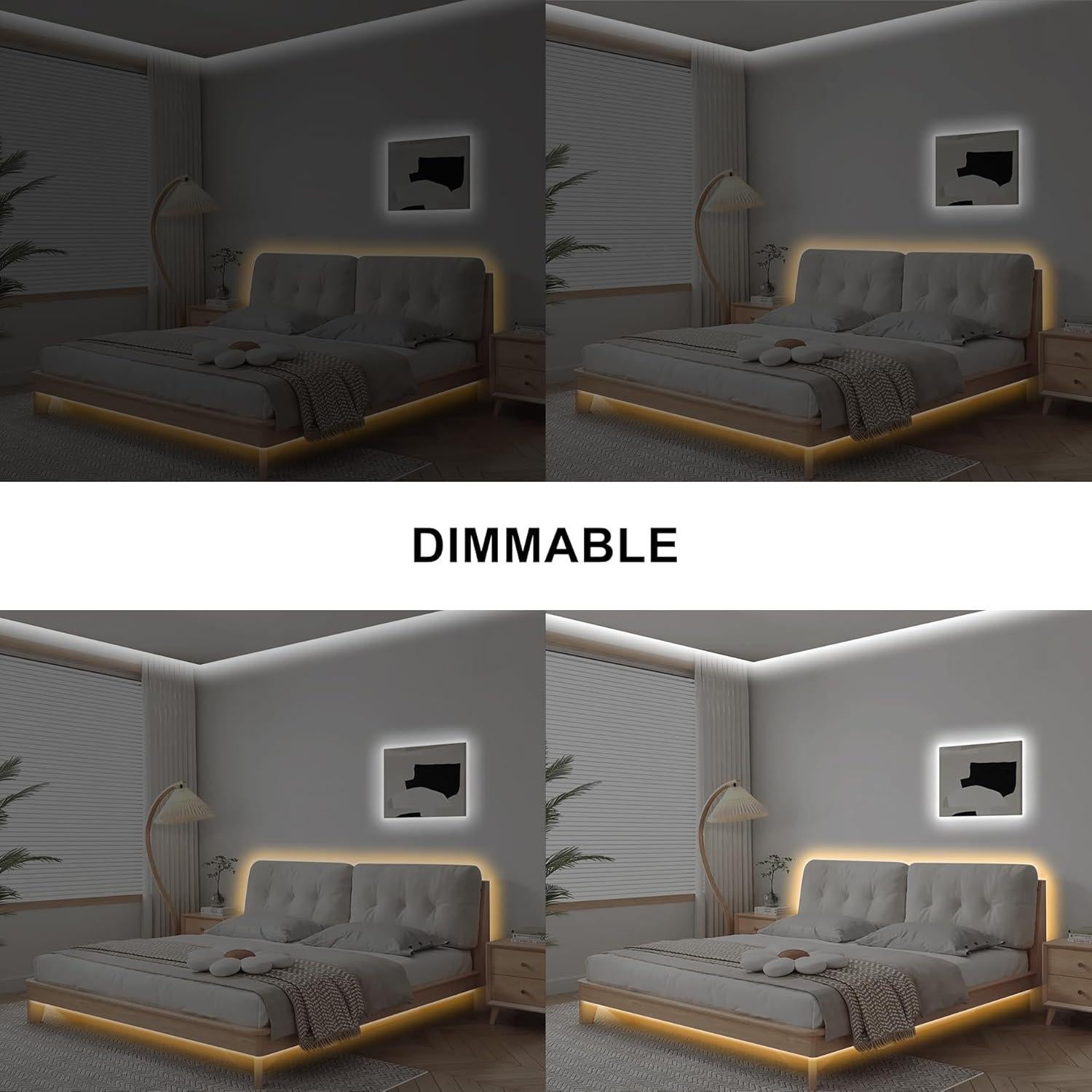 Tira de Luz LED COB 2m Tatazone Ajustable Control Remoto