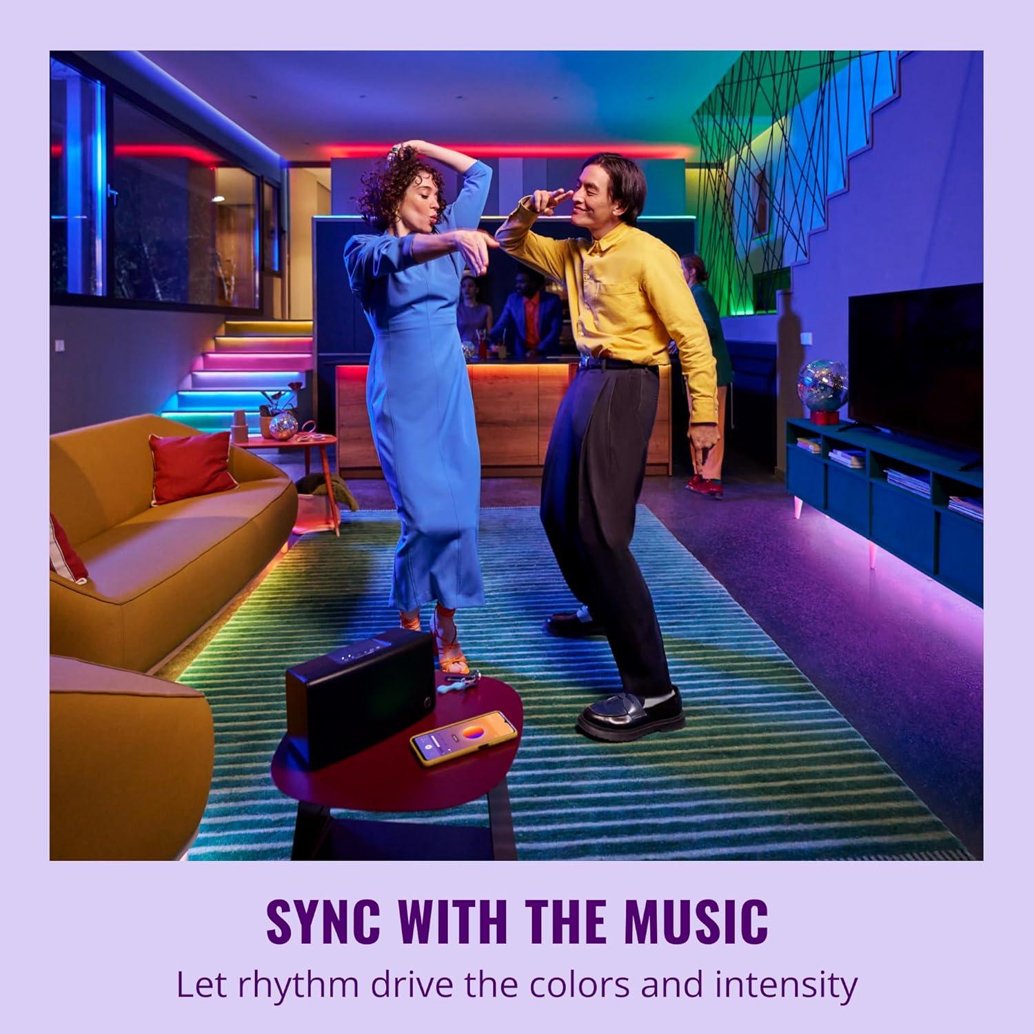 Cinta de Luz LED WiZ 15m RGB Control Voz y App