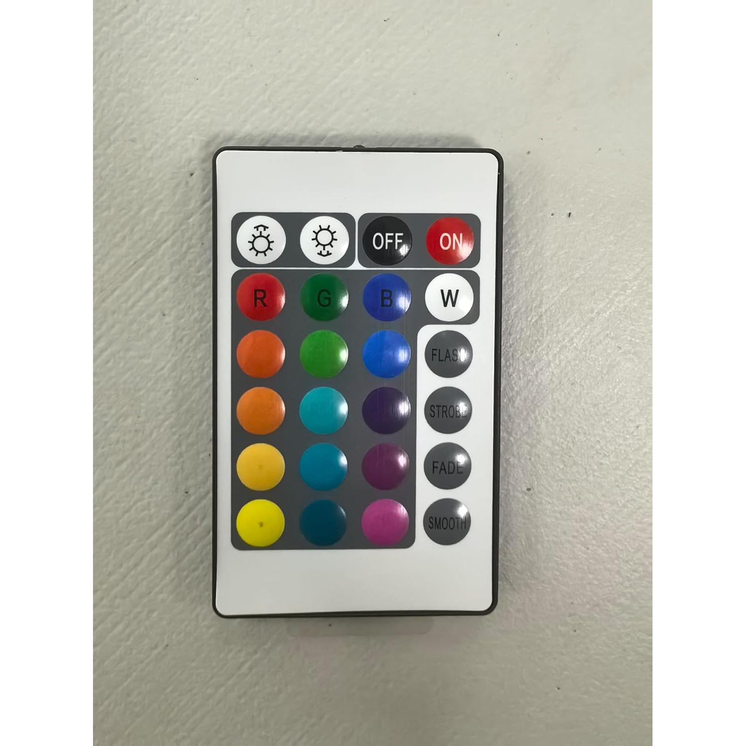 Luces de tira LED a batería GOIEHIR 2m con control remoto 24 teclas