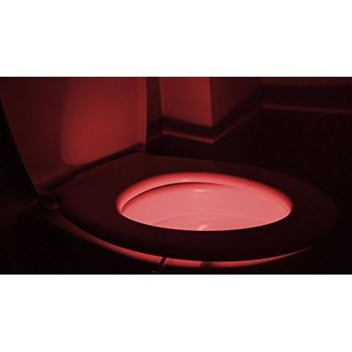 Luz de Inodoro LED Wally LightBowl, Sensor Movimiento, 8 Colores