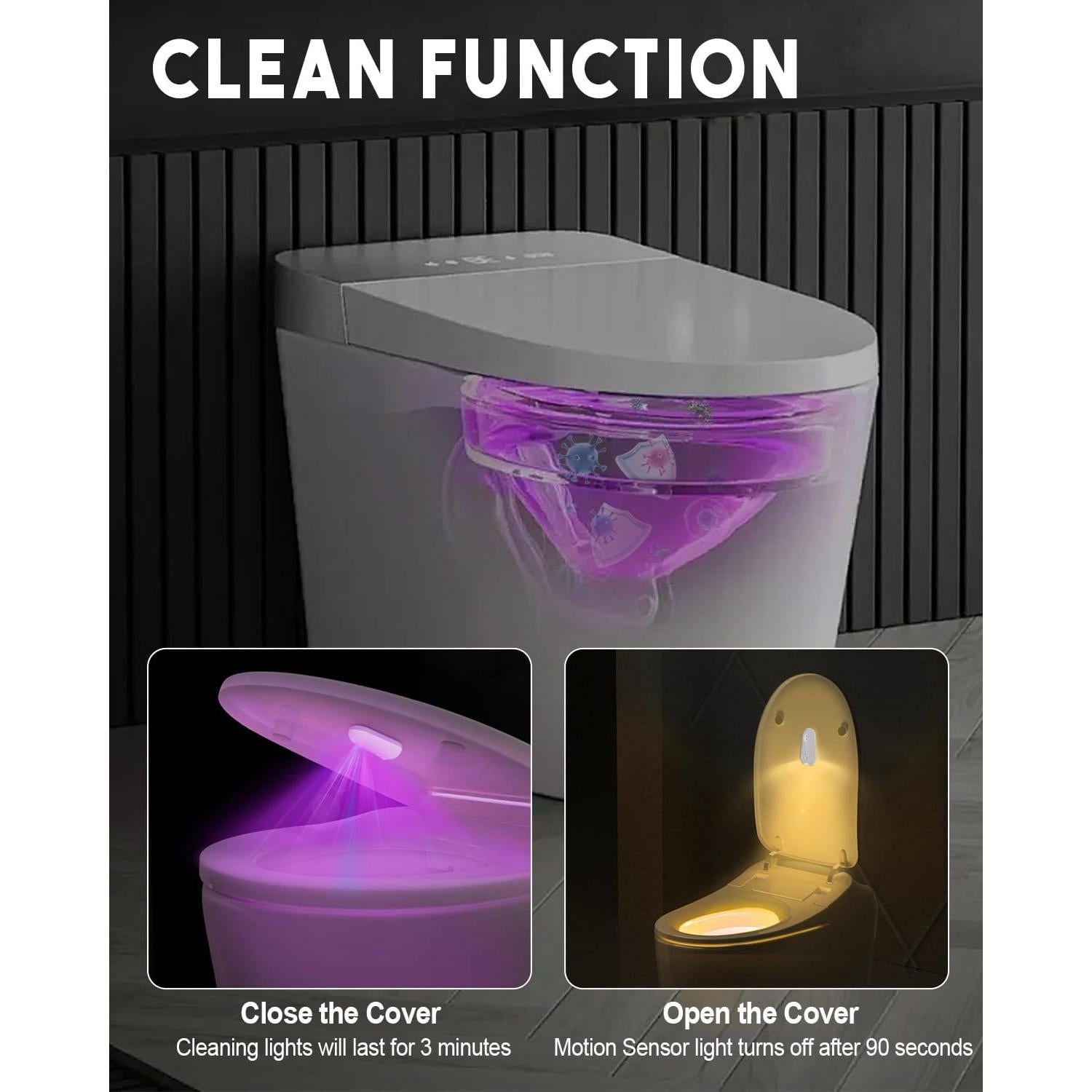 Luz Nocturna LED LAVAED con Sensor de Movimiento 1800mAh