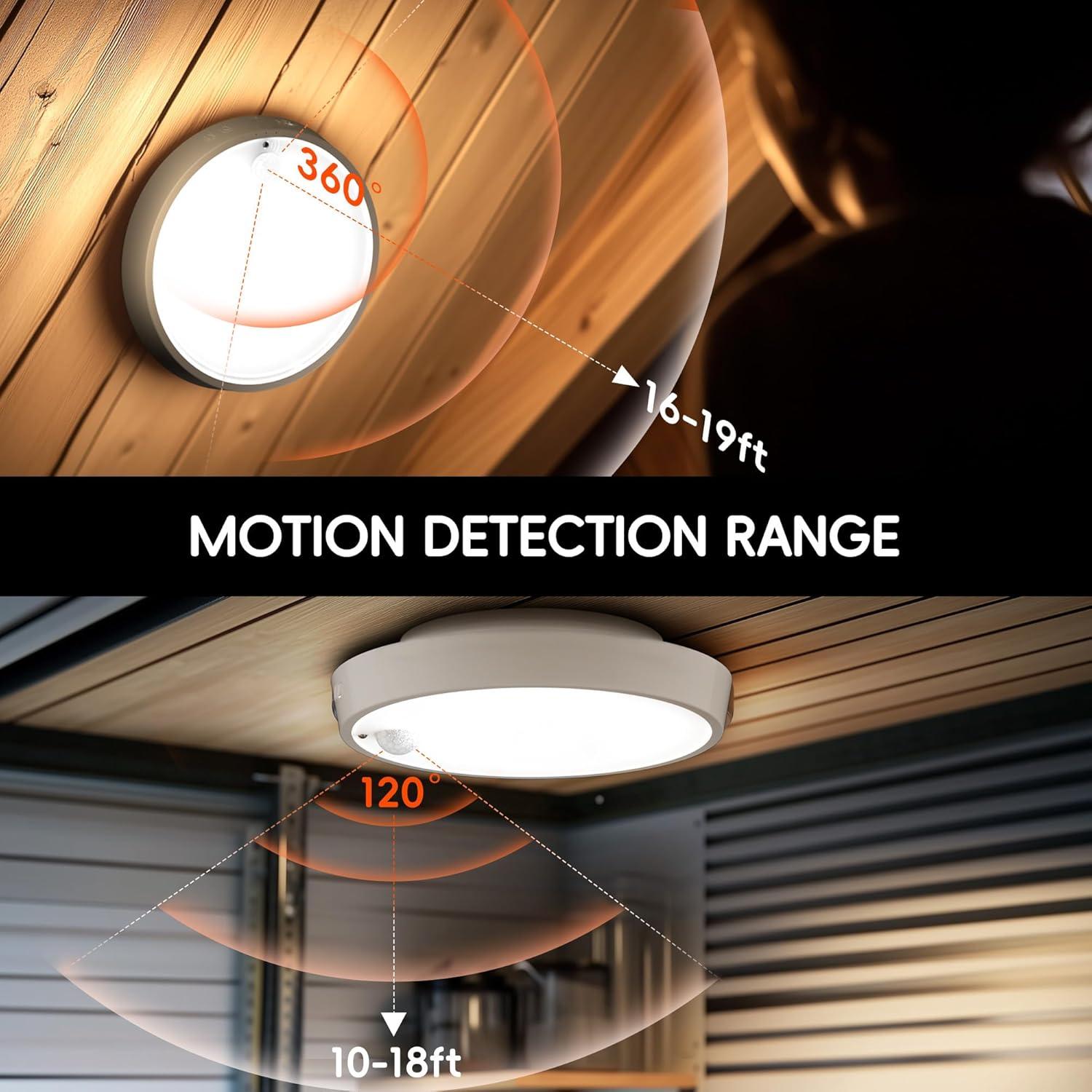 Luz de Techo LED Molrebe ZY-1456-US con Sensor de Movimiento