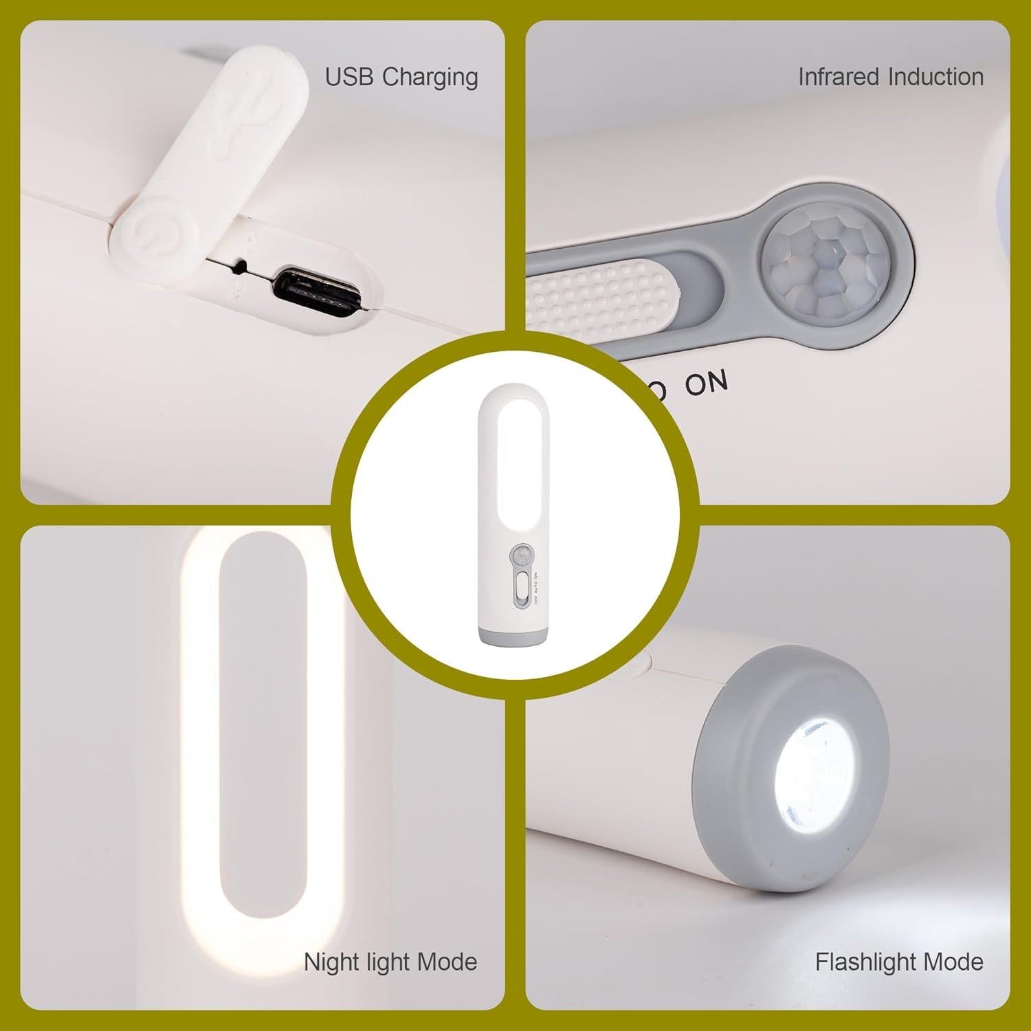 Luz Nocturna LED Recargable Stanlips con Sensor de Movimiento