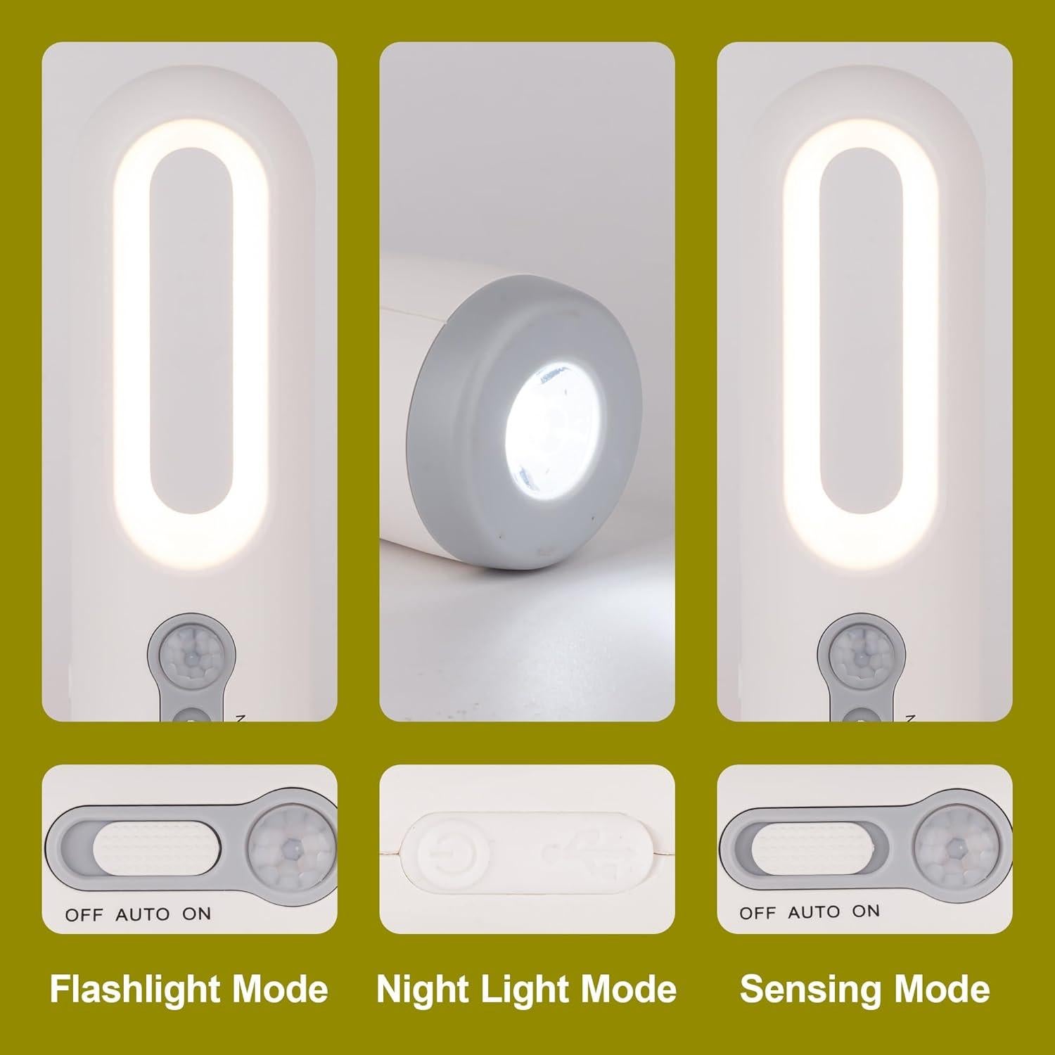 Luz Nocturna LED Recargable Stanlips con Sensor de Movimiento