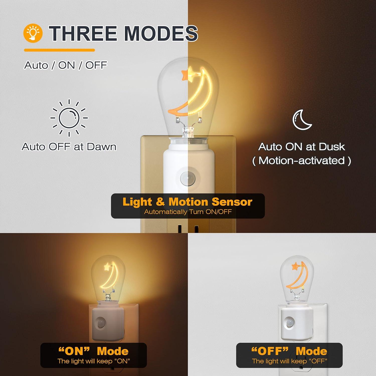 Luz Nocturna LED LUMILECT S14 Regulable con Sensor 1W