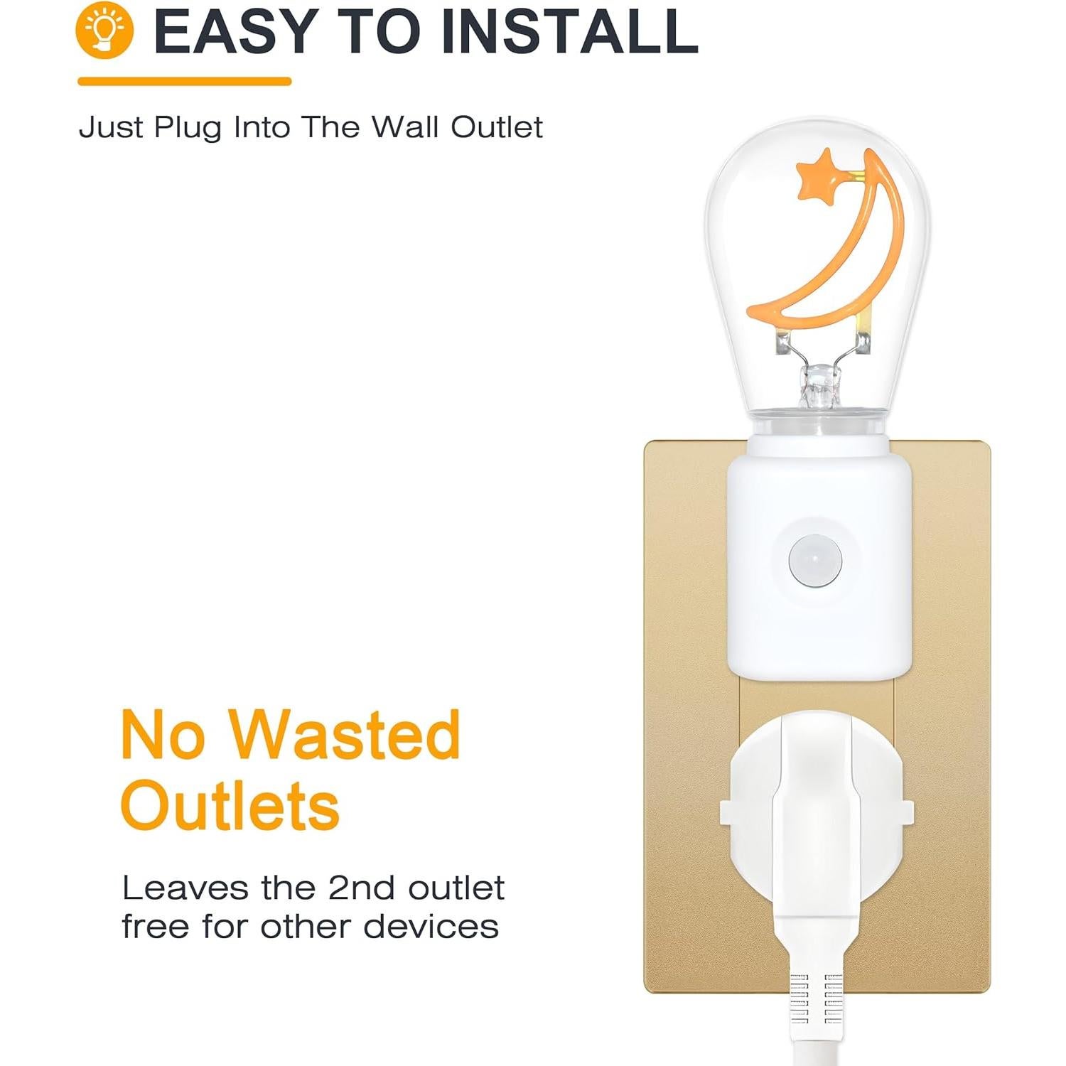 Luz Nocturna LED LUMILECT S14 Regulable con Sensor 1W