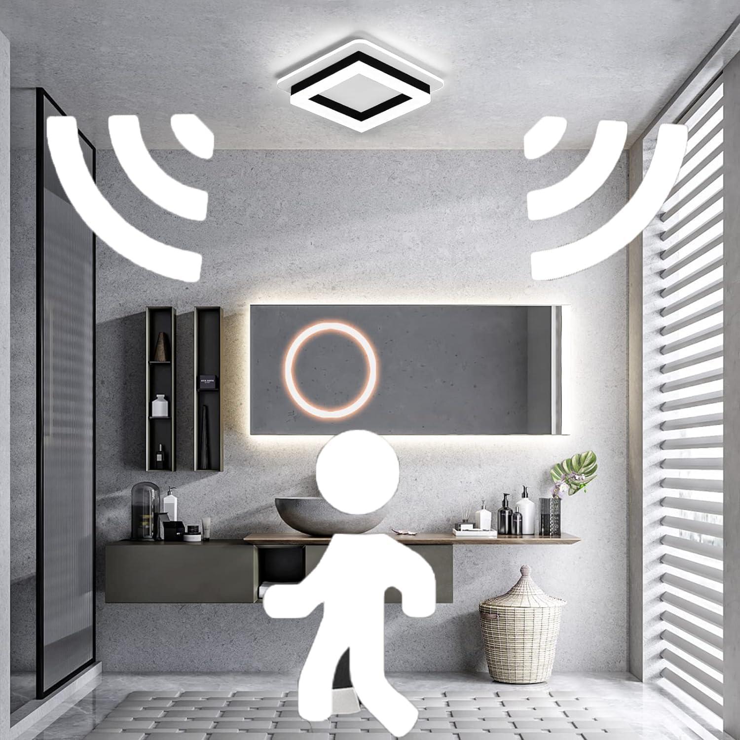 Luz de Techo LED EIDEARAY 24W con Sensor de Movimiento 20cm