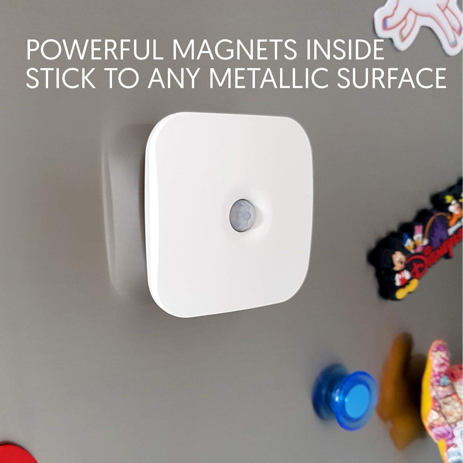 Luz Nocturna Portátil LED Rojo con Sensor de Movimiento - 2 Unidades