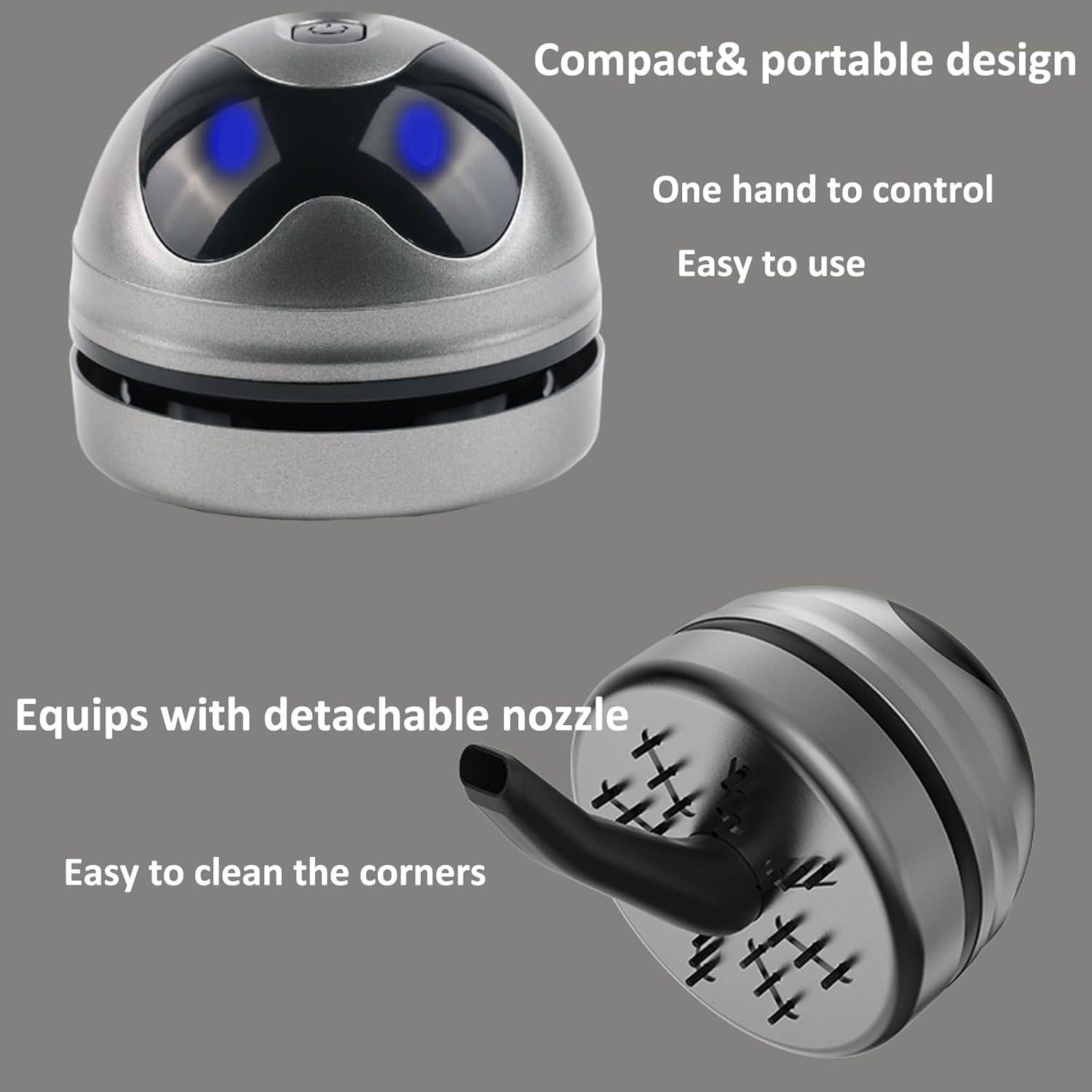 Mini Aspiradora de Escritorio Hallocool M23 Inalámbrica USB-C