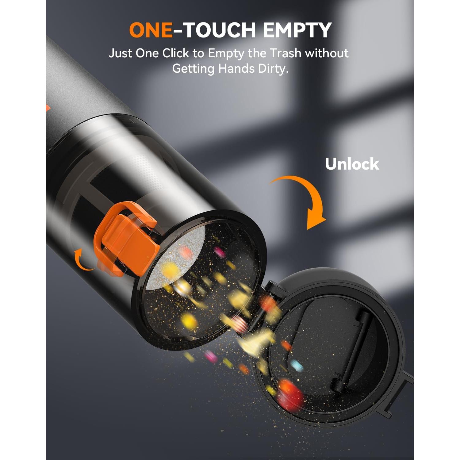 Aspiradora de Mano Inalámbrica YOYOTO VC28 4-en-1 21000Pa