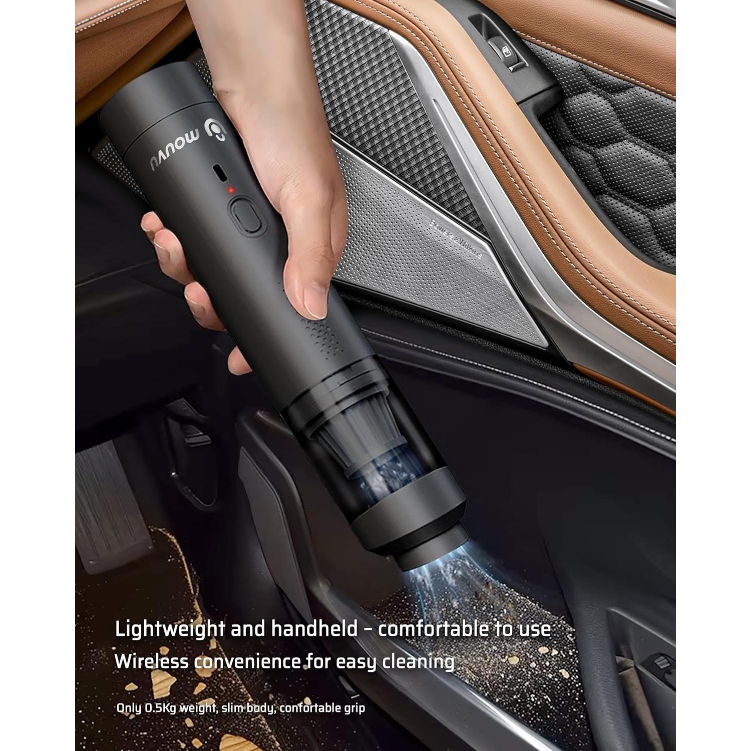 Aspiradora Portátil Inalámbrica Mouvu Mini 16000Pa Carga Tipo-C