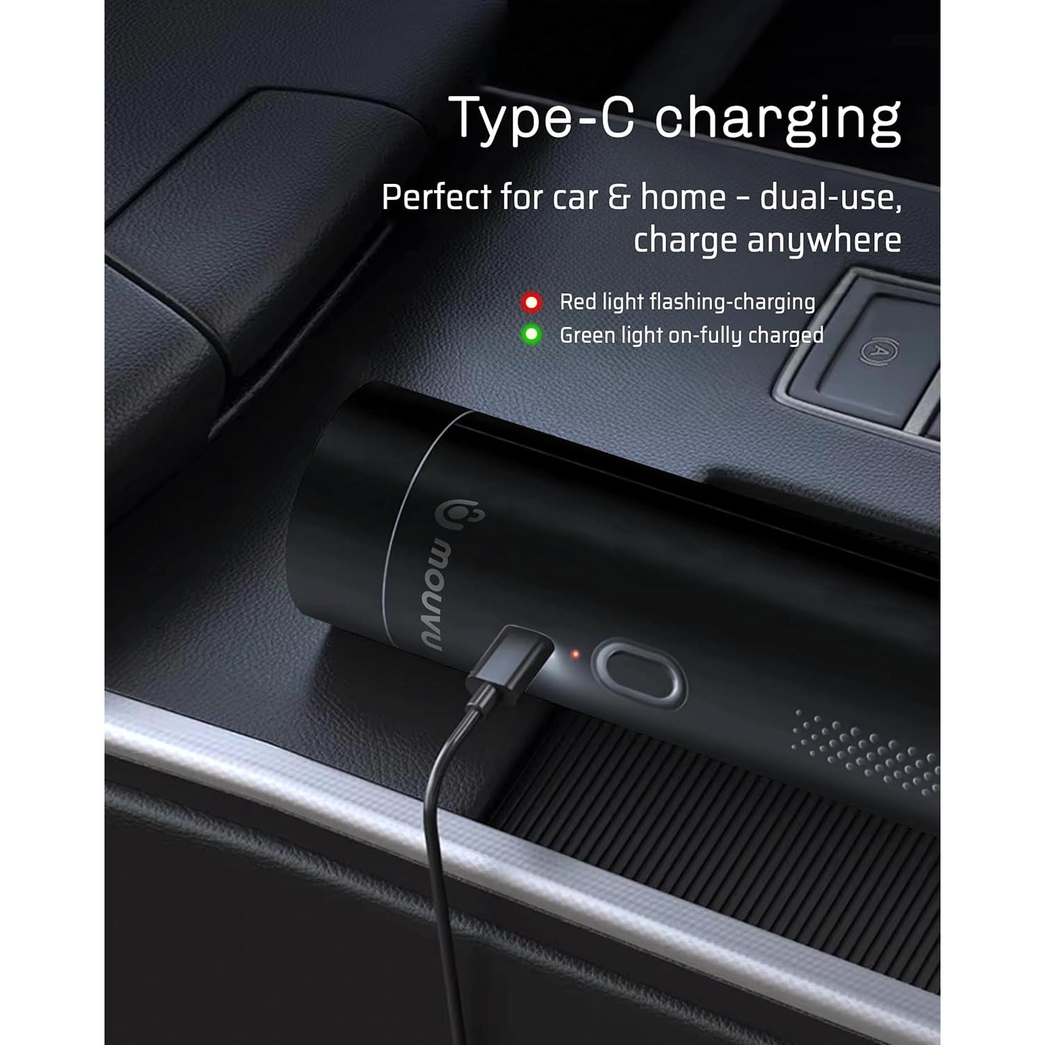 Aspiradora Portátil Inalámbrica Mouvu Mini 16000Pa Carga Tipo-C